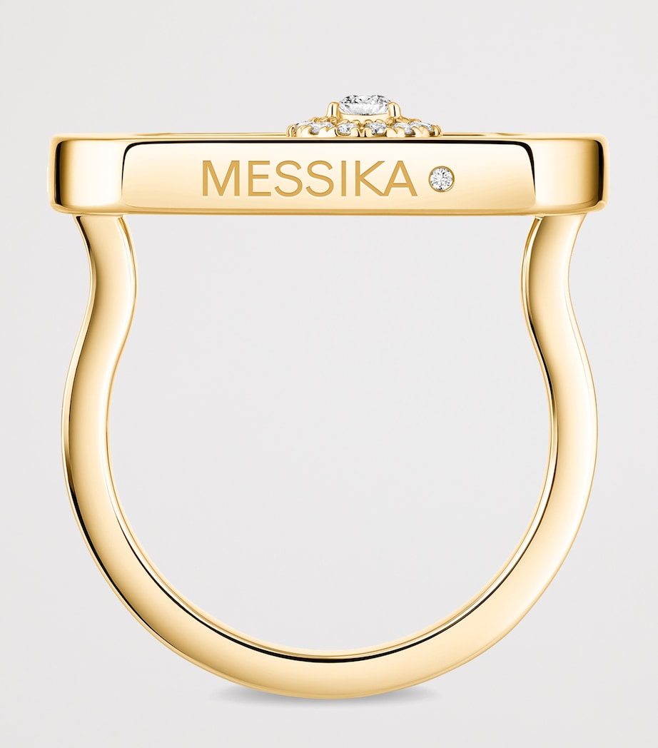 Messika So Move Yellow Gold and Diamond Ring Yellow Gold Image 3