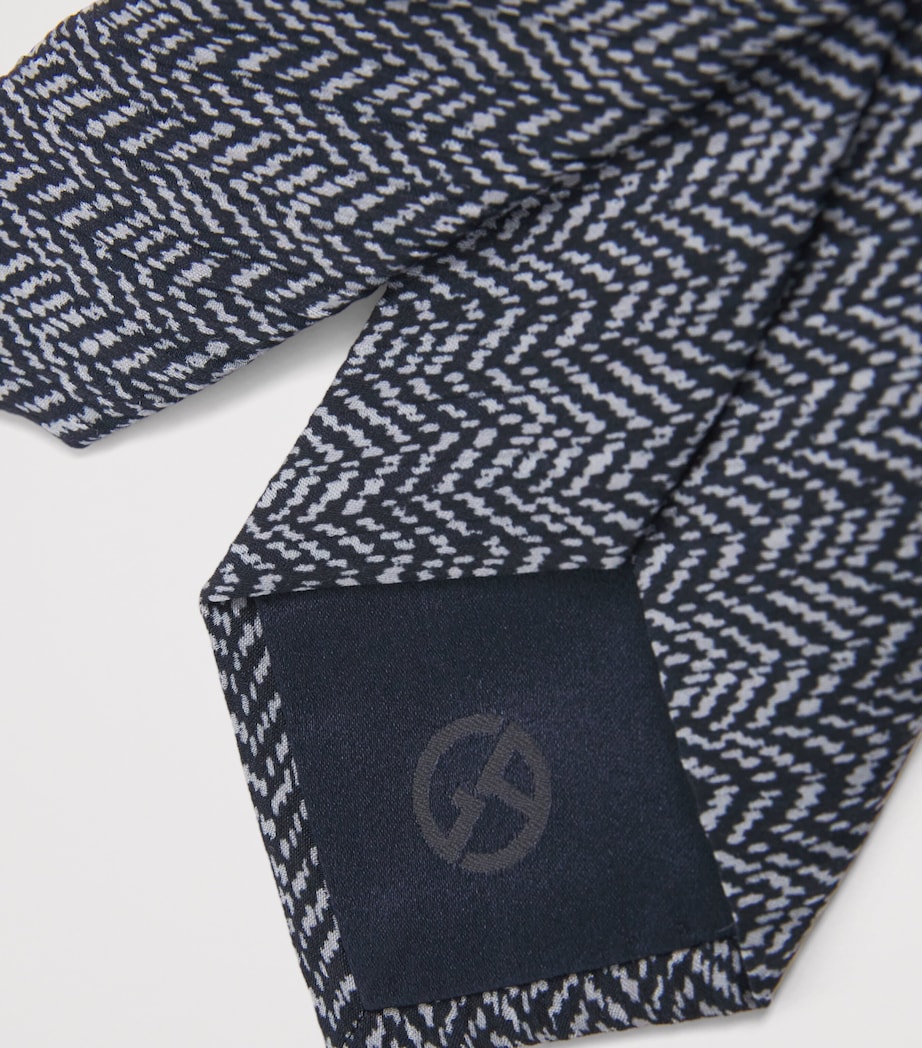 Silk Chevron Tie FB066 Image 3