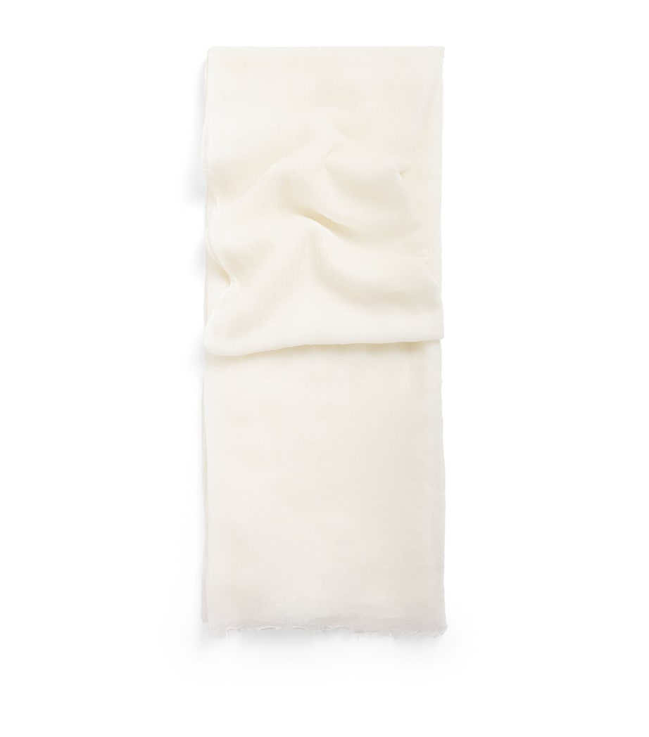 Eleventy Cashmere Scarf Bianco Image 1