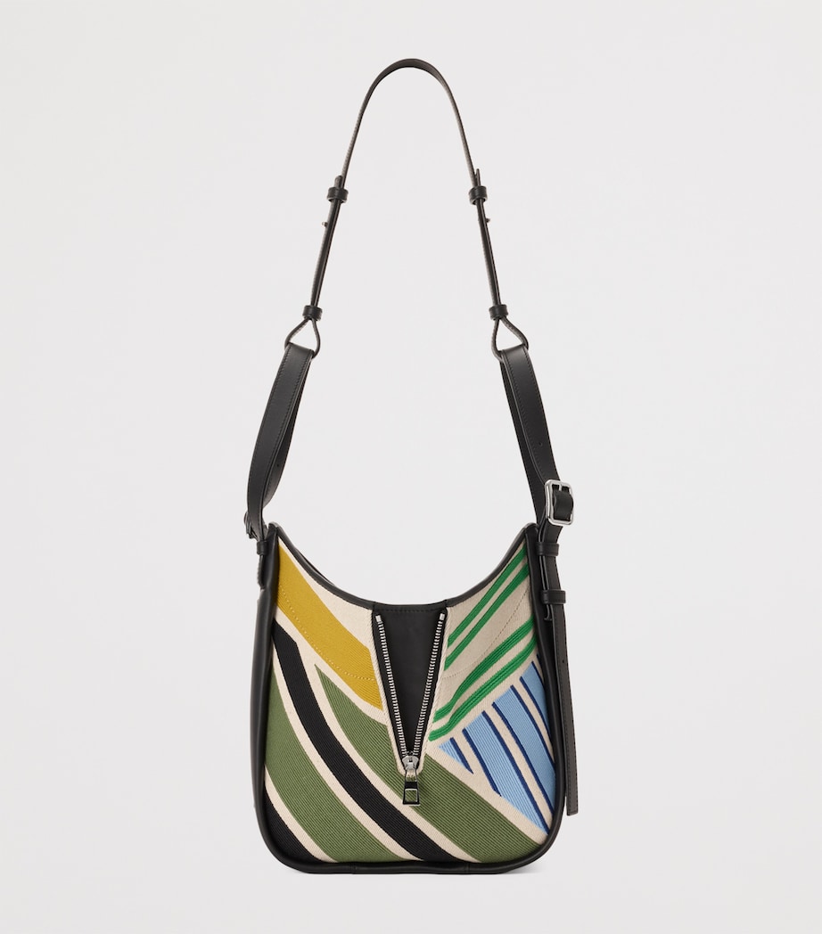 LOEWE Medium Canvas Hammock Flip Tote Bag Ecru/multicolor Image 6