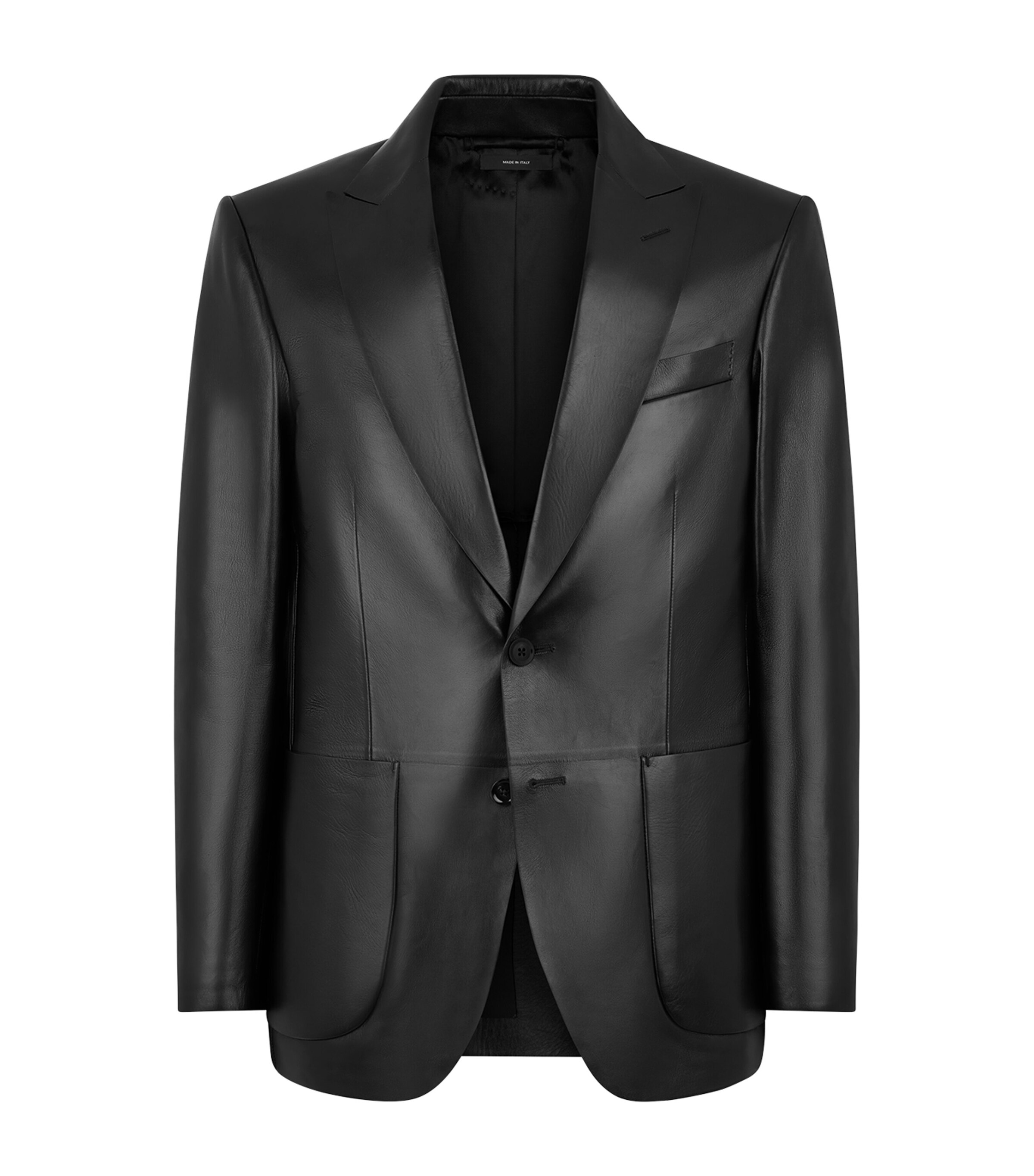 Lambskin Single-Breasted Blazer