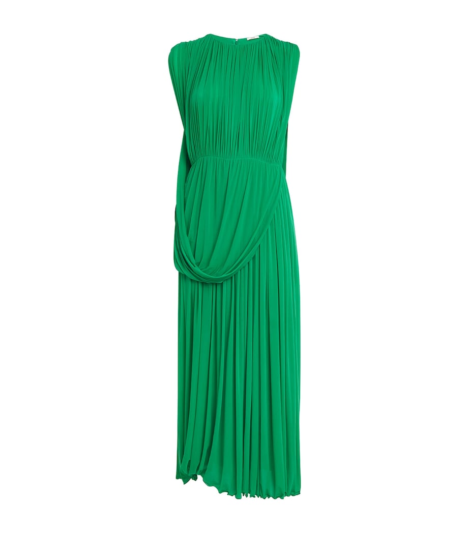 FFORME Womens Draped Kahlo Maxi Dress Grass Green Image 1