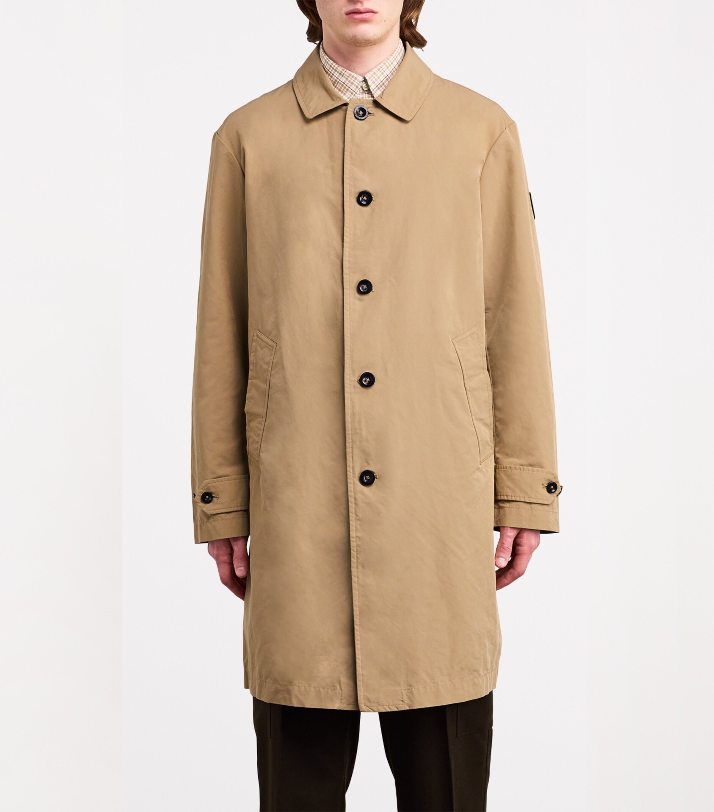 Polo Ralph Lauren Mens Pearson Car Coat Beige/khaki Image 3