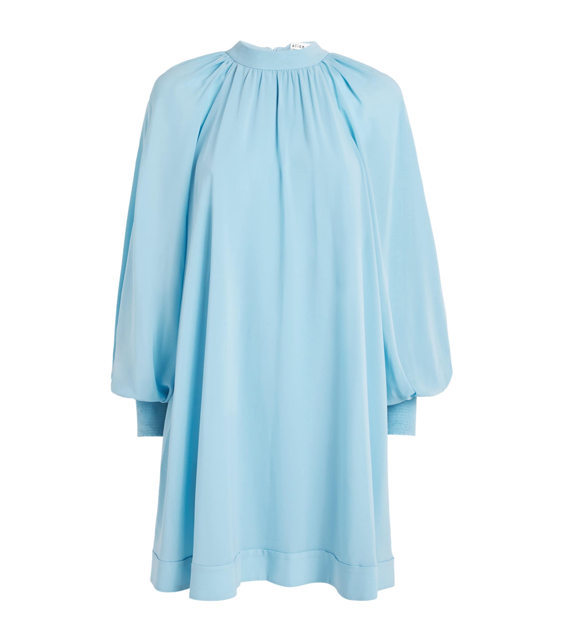 Taffeta Gracen Mini Dress MINERAL BLUE Image 1