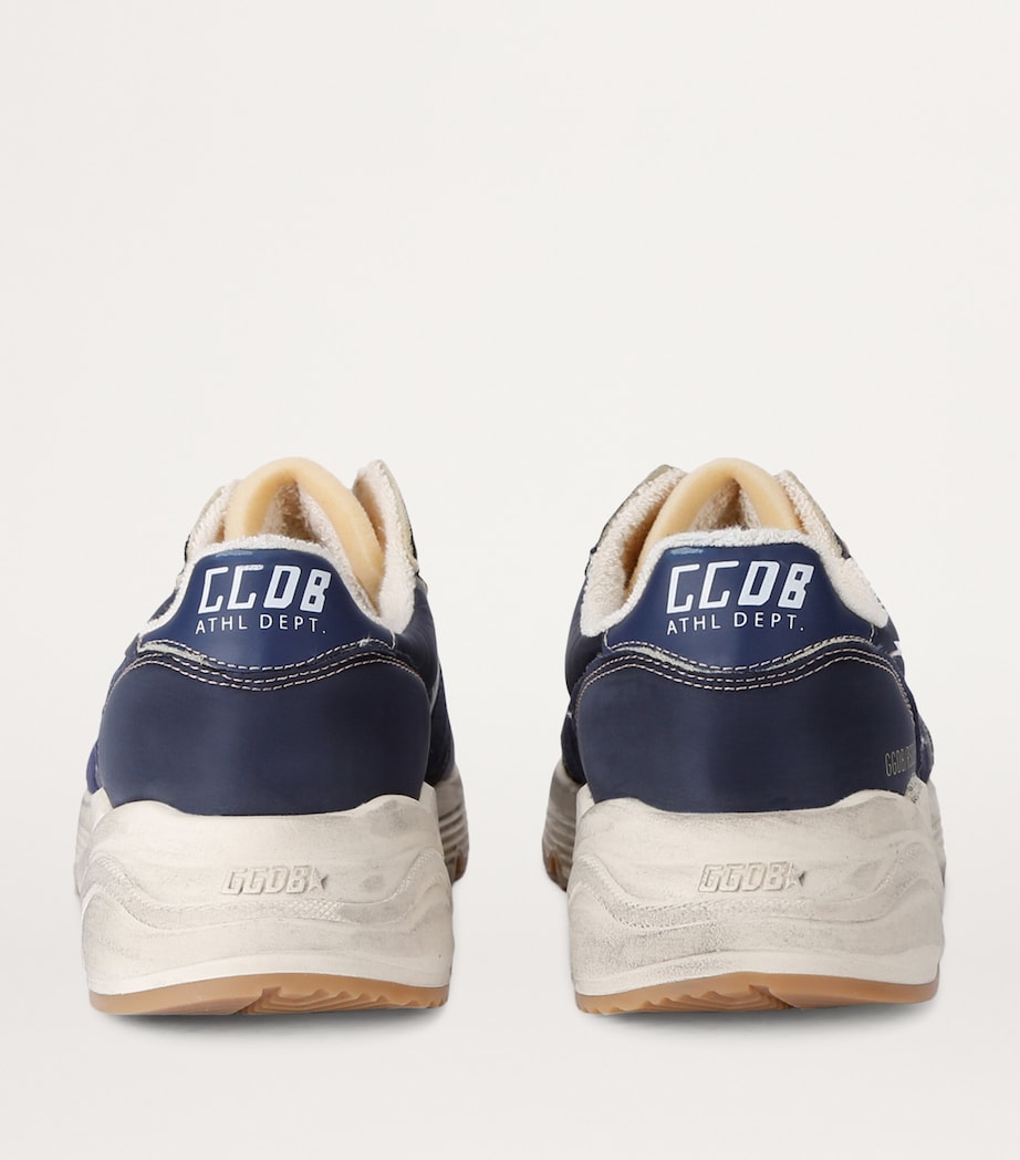 Suede Running Sole Sneakers BLUE OTHER Image 2