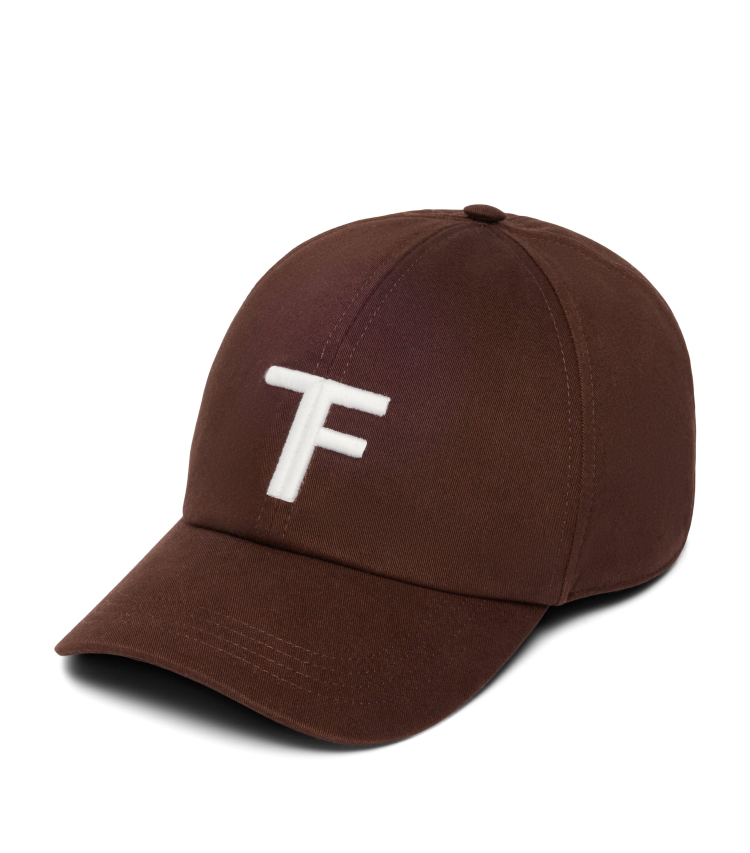 Tom Ford Cotton Logo Baseball Cap In Metallic