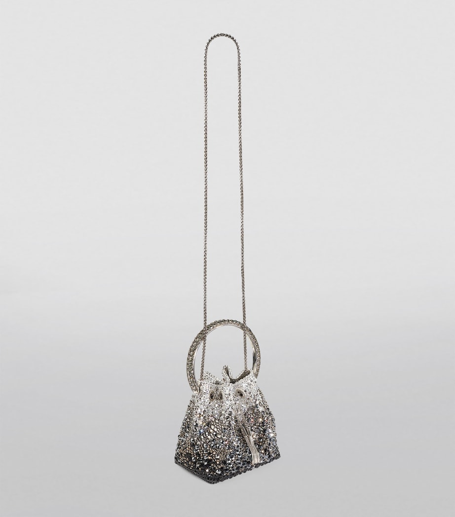 Embellished Bon Bon Top-Handle Bag BLACK/SMOKE/CLEAR Image 5