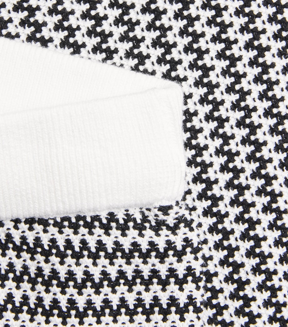 Varley Womens Cotton Knitted Villiers Shorts Snow White / Black Image 6