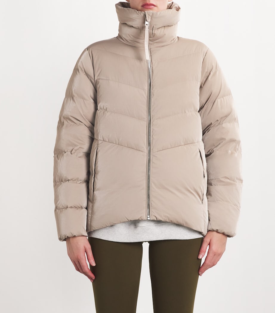 Nylon Down Alena Jacket CINDER SHIMMER Image 3