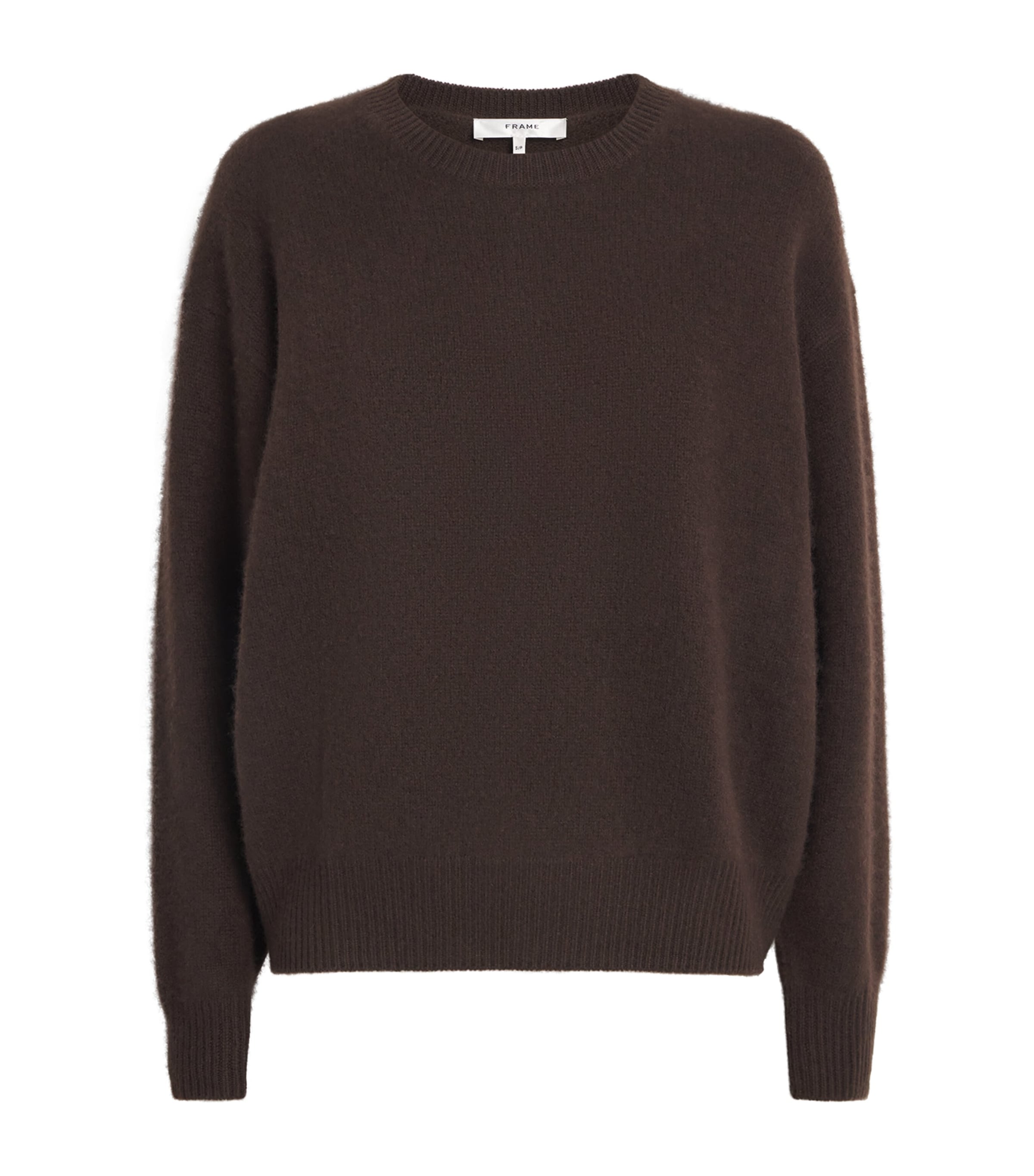 Frame The Cashmere Brushed Sweater In Brown