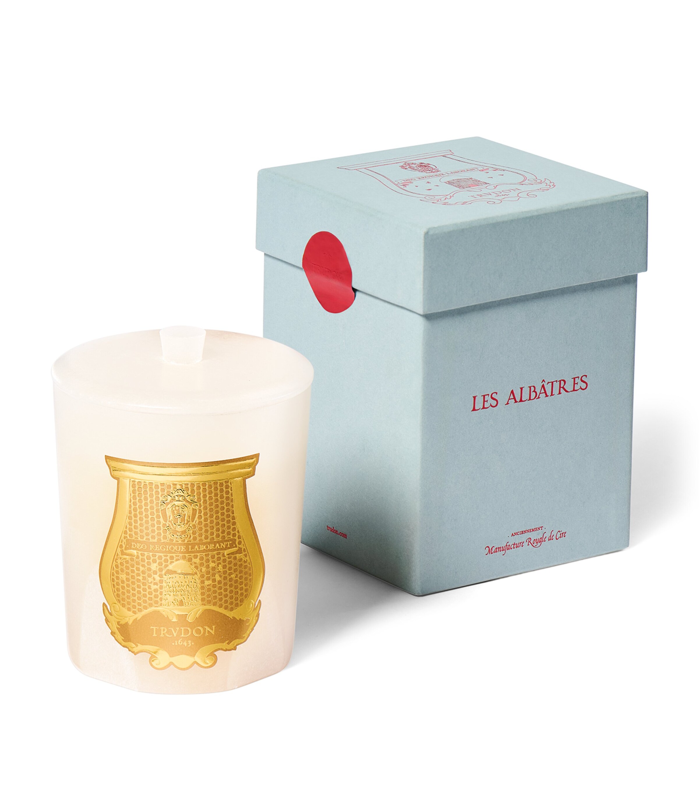 Trudon Alabaster Gabriel Scented Candle (270g) - Refill White Image 2