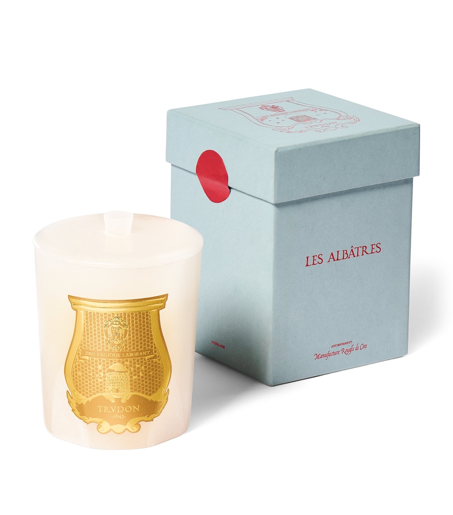 Trudon Alabaster Gabriel Scented Candle (270g) - Refill White Image 2