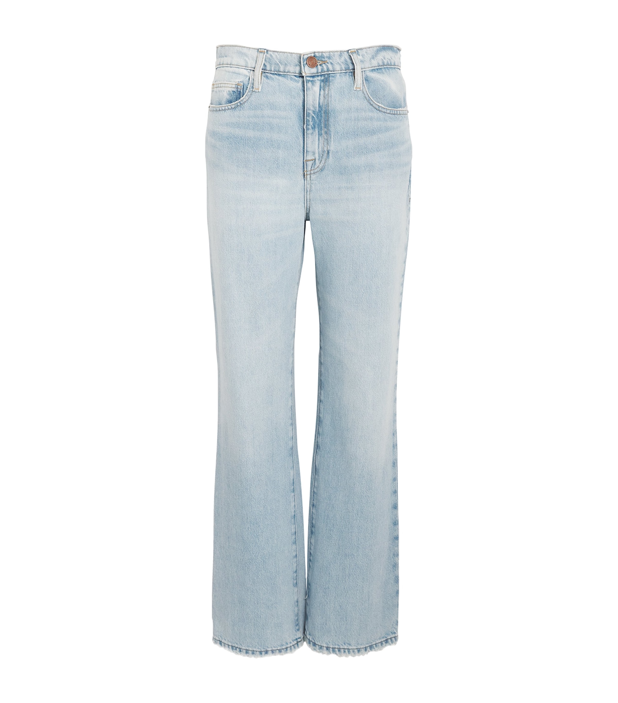 Frame Le Jane Ankle Straight Jeans In Blue