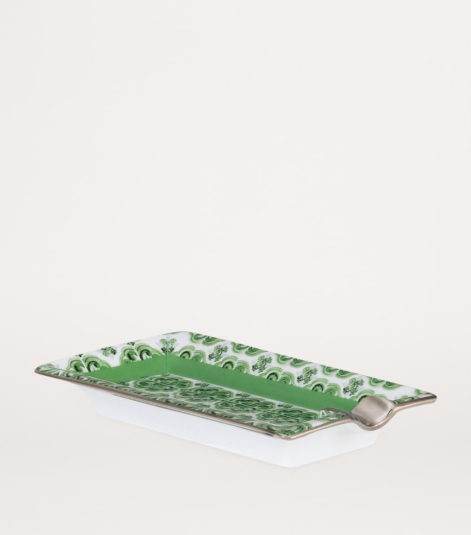 Verde Maiolica Ashtray UV001-VERDE MAIOLICA Image 3