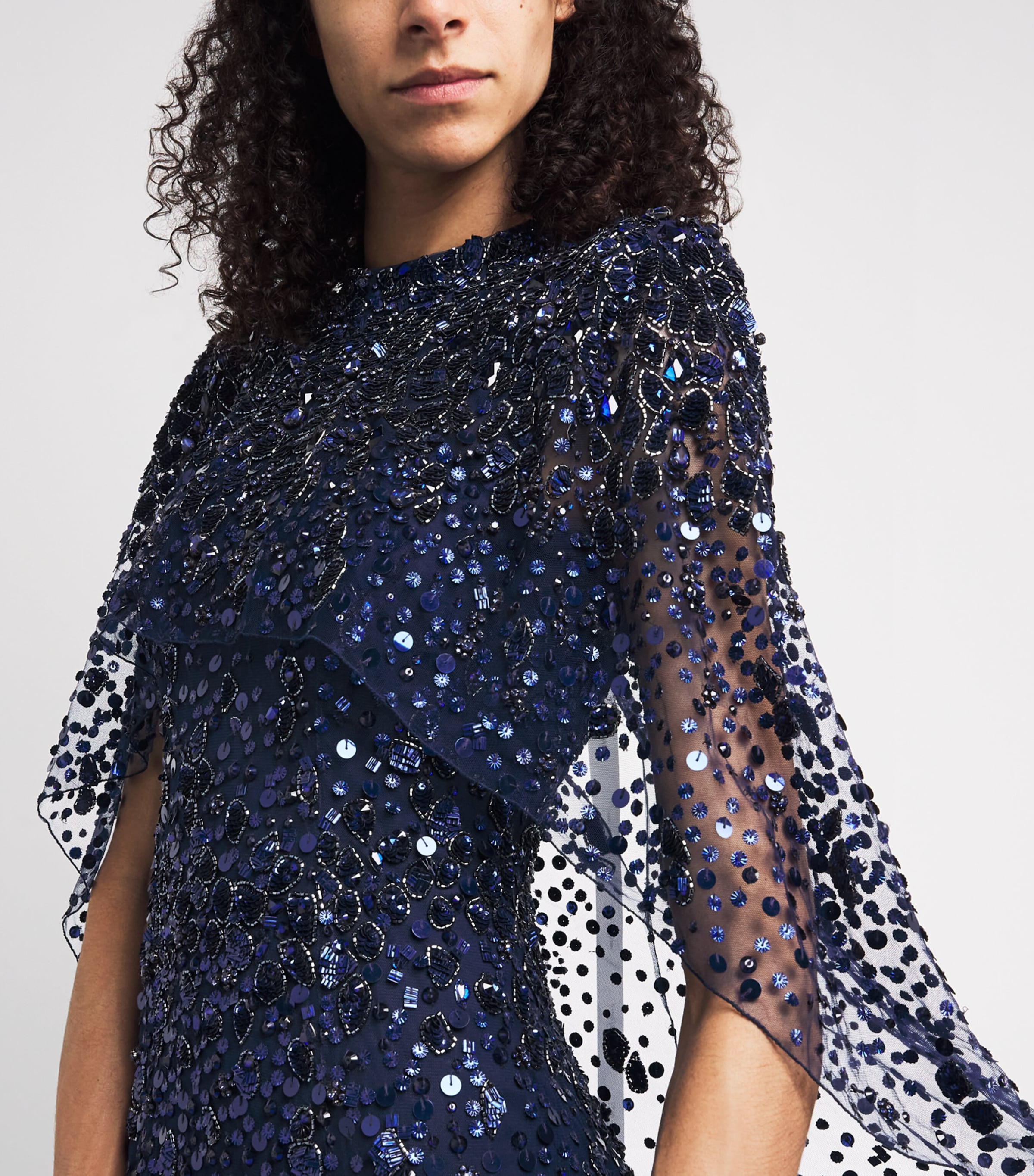 Bead-Embellished Gracie Gown MIDNIGHT Image 4