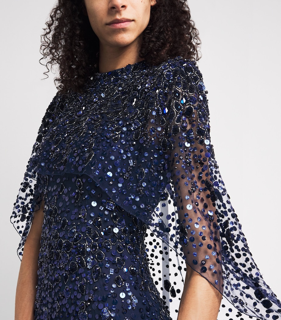 Bead-Embellished Gracie Gown MIDNIGHT Image 4