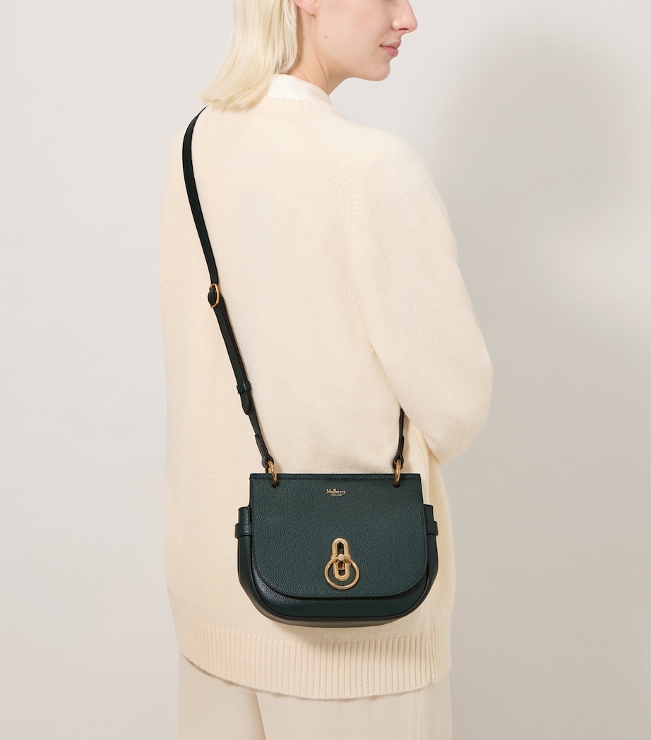 Mulberry Small Leather Amberley Cross-Body Bag Mulberry Green Image 2