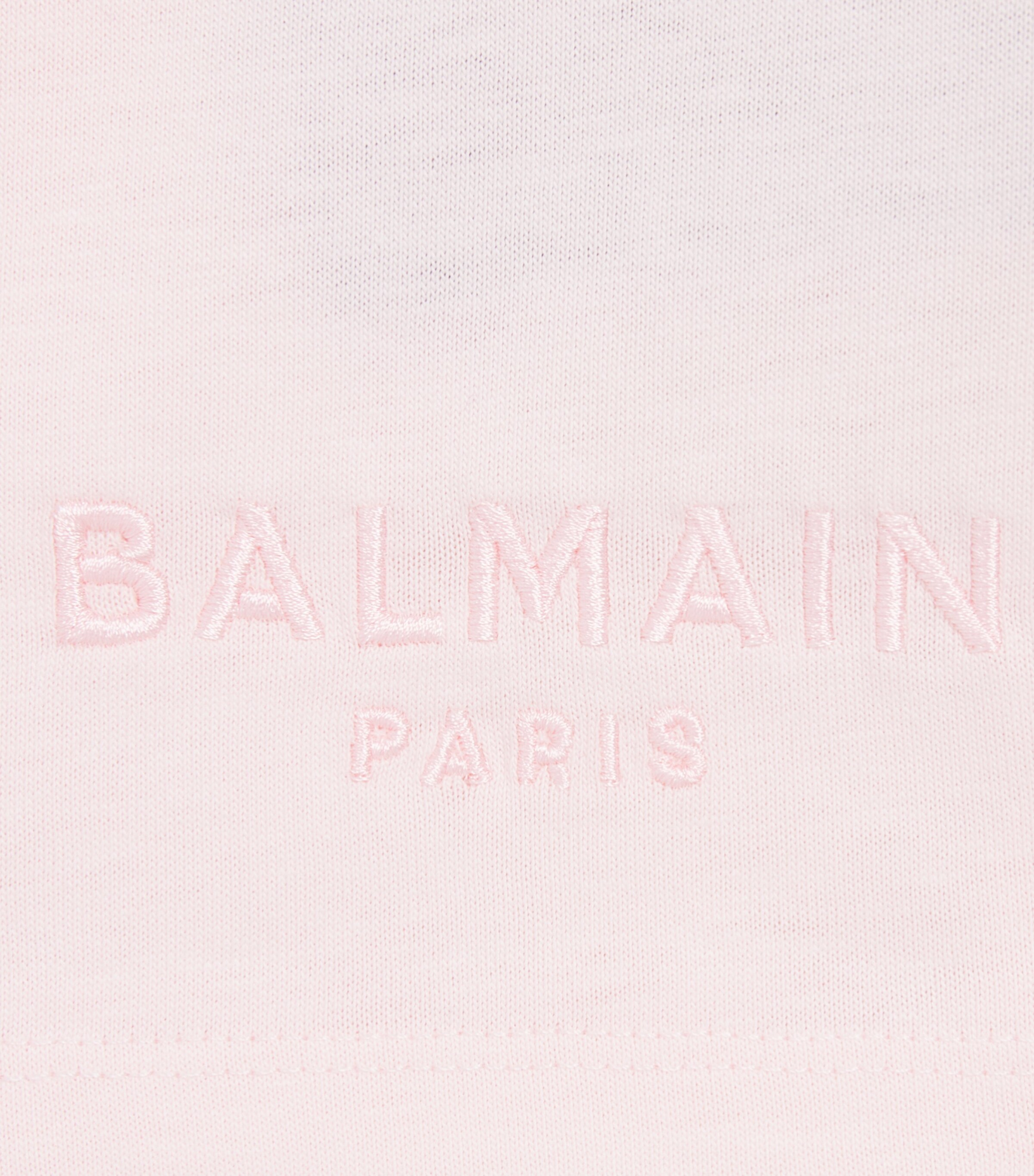 Balmain Kids Pleat-Detail T-Shirt (6-14 Years) Rosa/oro Image 3