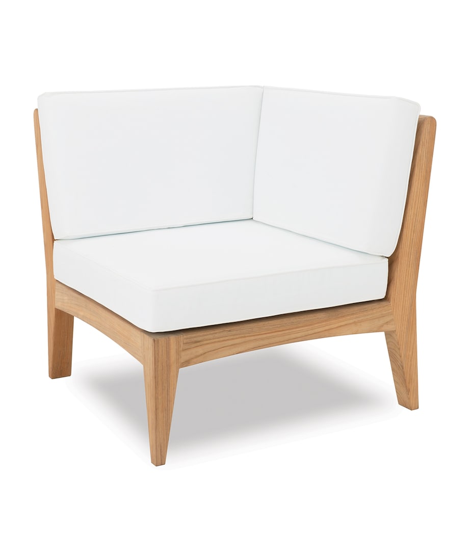 Indian Ocean Cove Modular Outdoor Corner Lounge Chair White Image 1