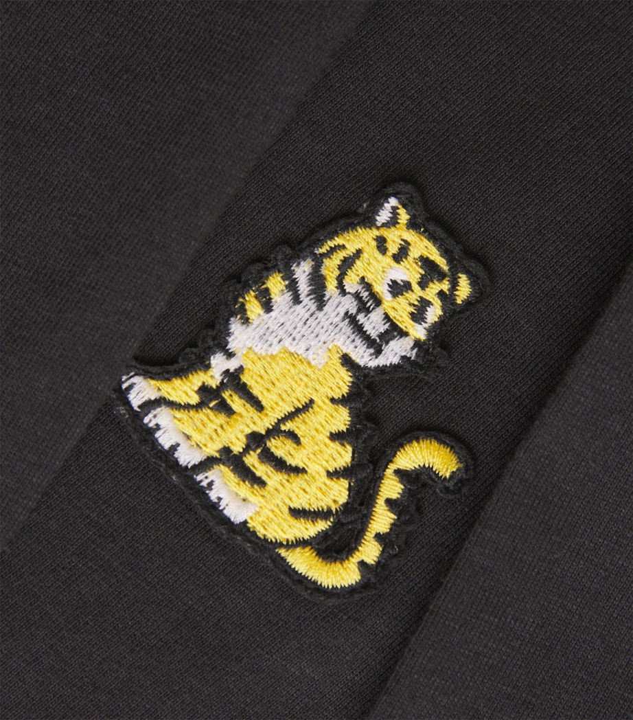 Cotton Small Tiger T-Shirt (2-14 Years) BLACK Image 3