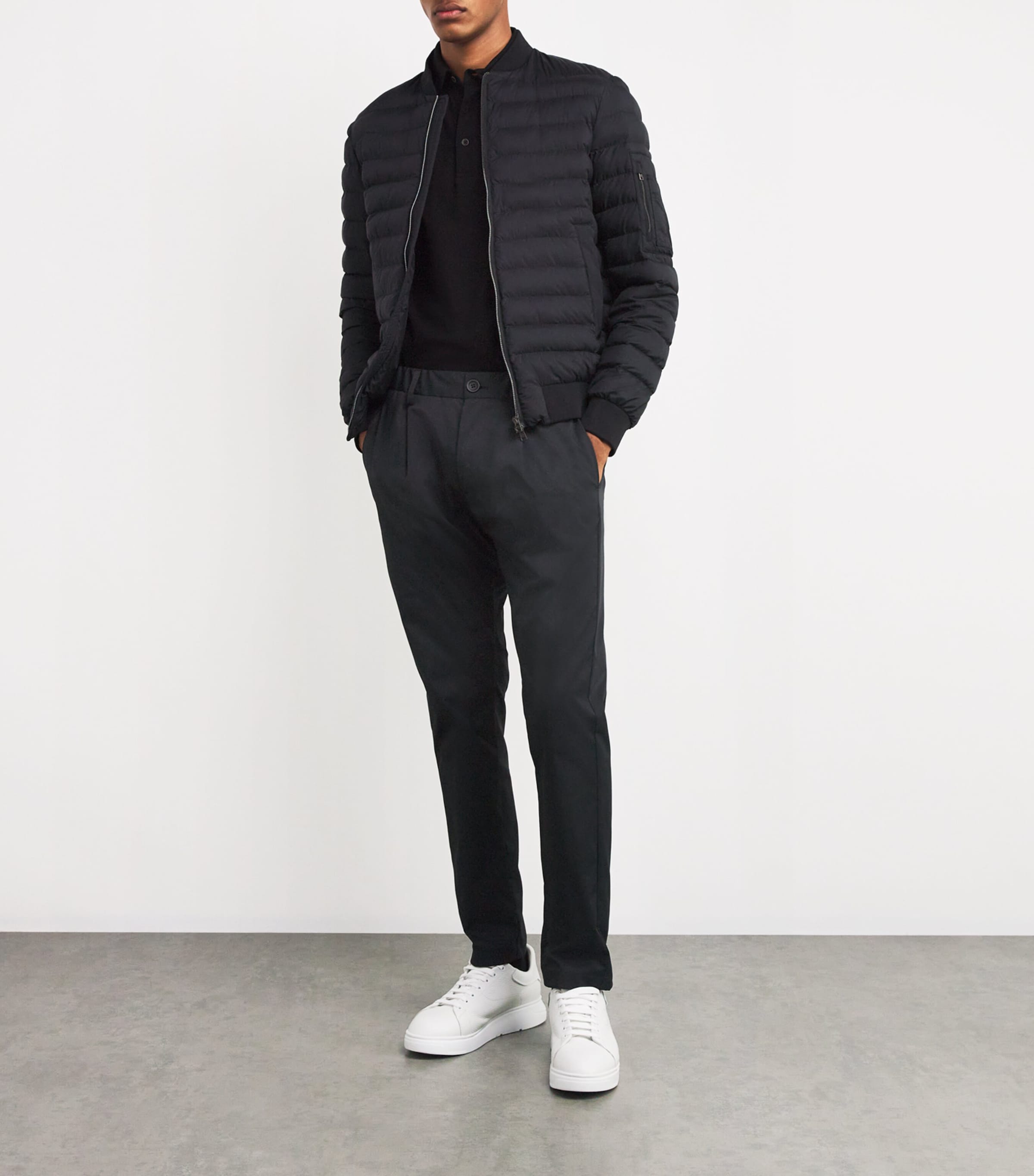 Technical Slim Chinos 9300NERO Image 2