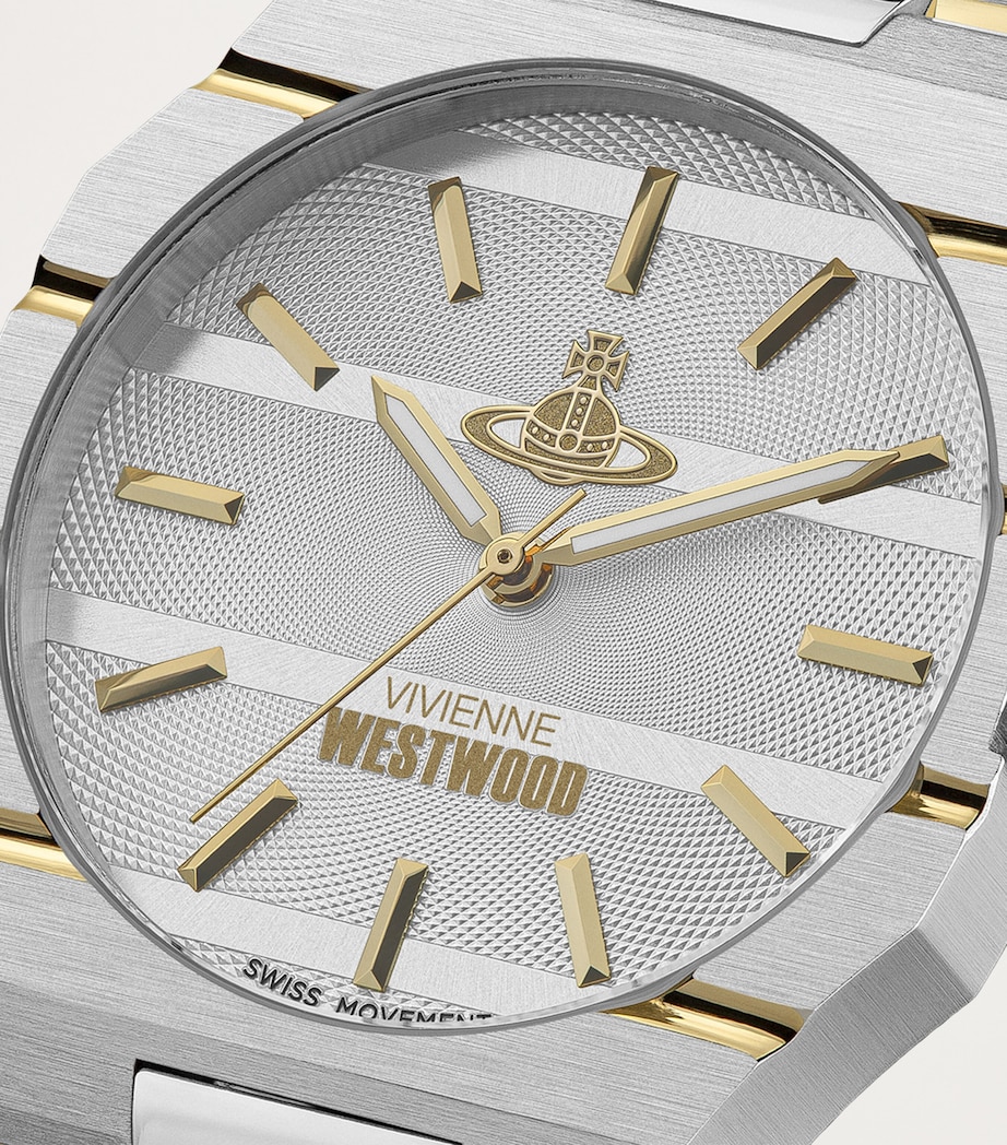 Stainless Steel The Bank Watch 35mm SILVER Image 6