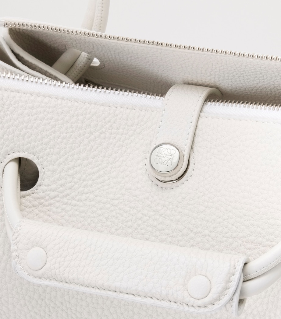 Small Calfskin Madrid Shoulder Bag SOFT WHITE Image 10