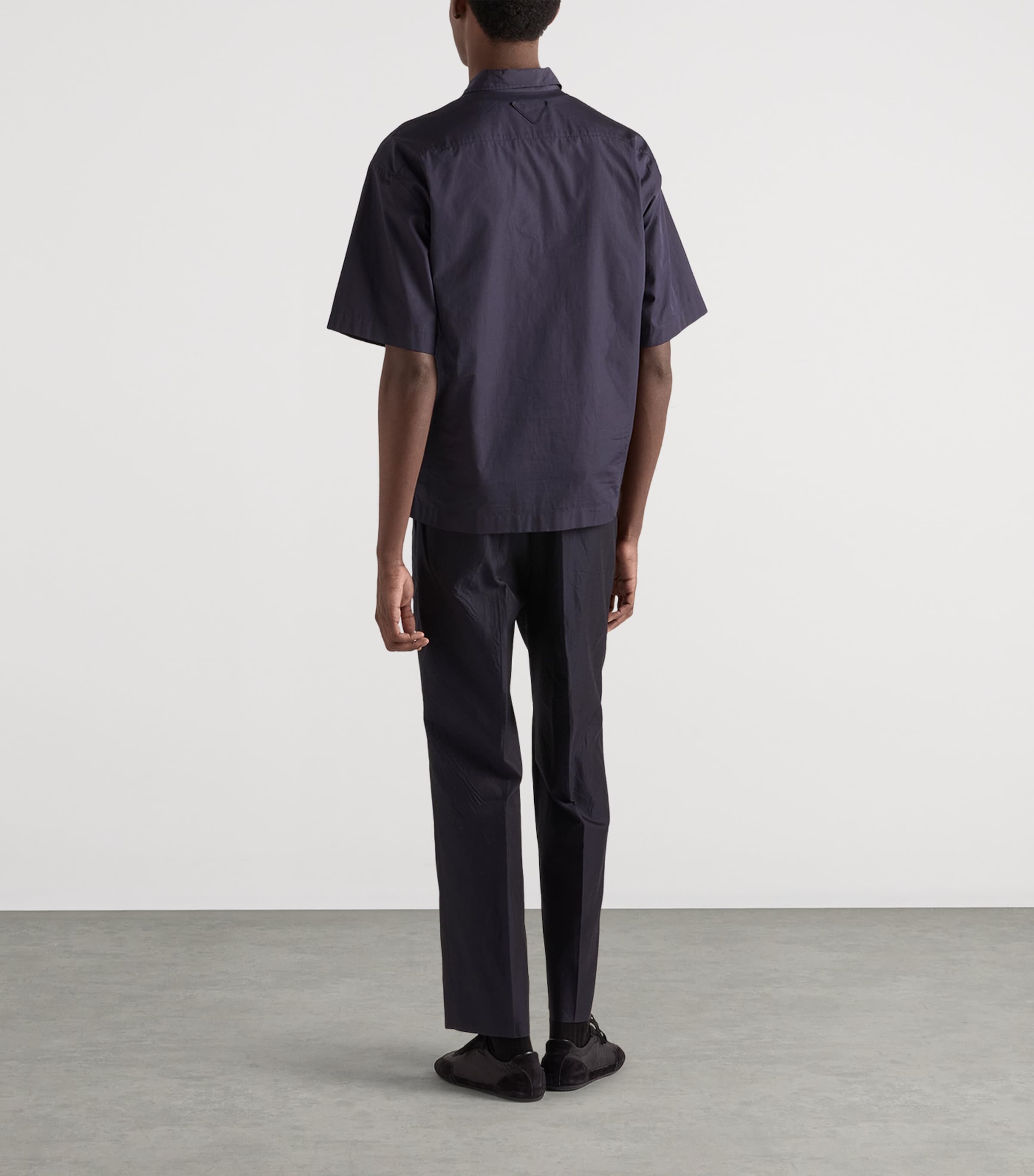 Prada Mens Cotton Bowling Shirt Image 3