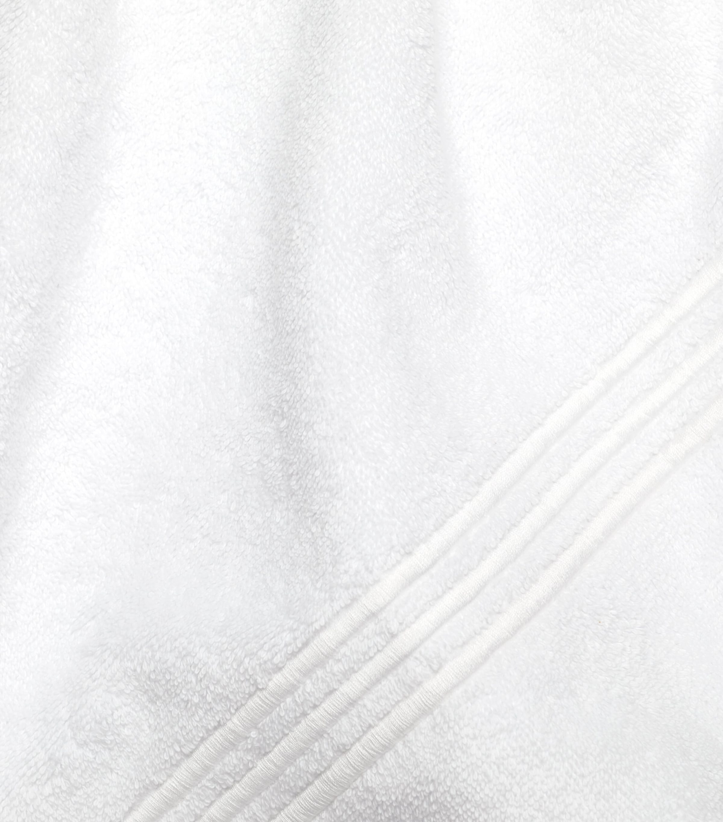 Tre Righe Hand Towel (50cm x 75cm) WHITE/WHITE Image 2