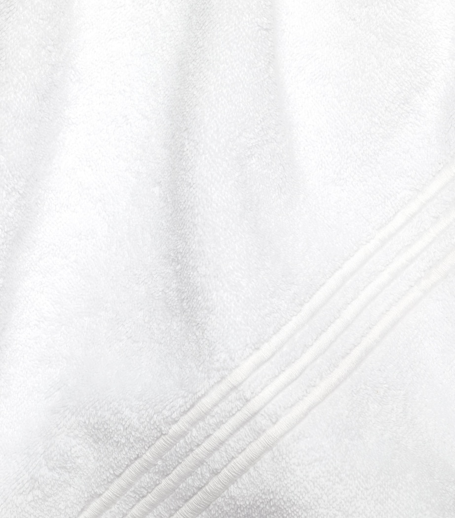 Tre Righe Hand Towel (50cm x 75cm) WHITE/WHITE Image 2