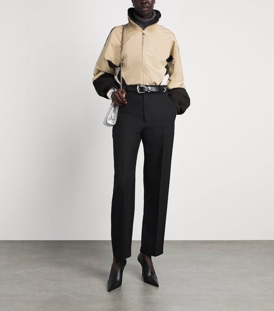 Stella McCartney Womens Shell Jacket Almond Image 2
