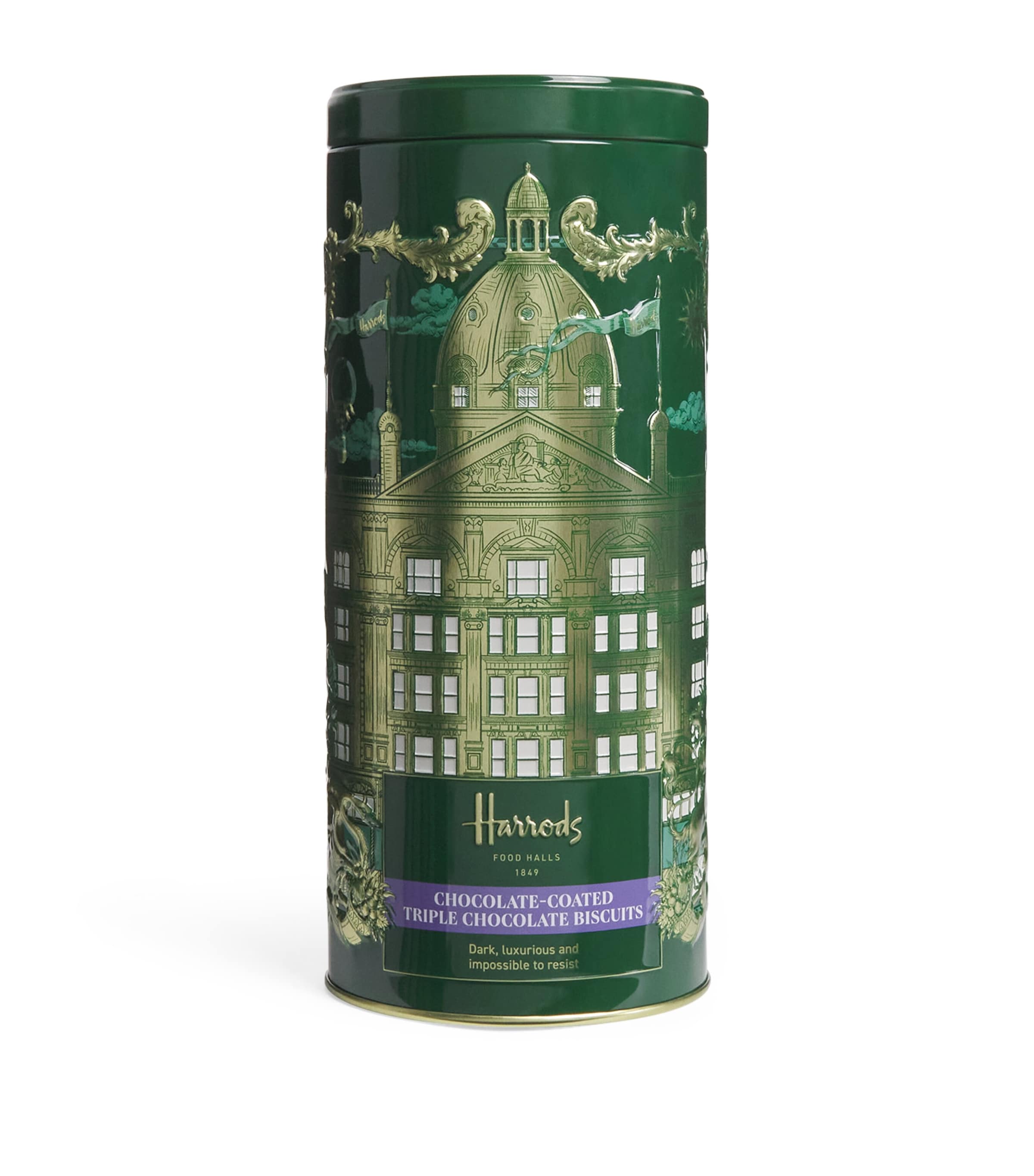 Harrods Triple Chocolate Biscuit Tin (200g) | Harrods US