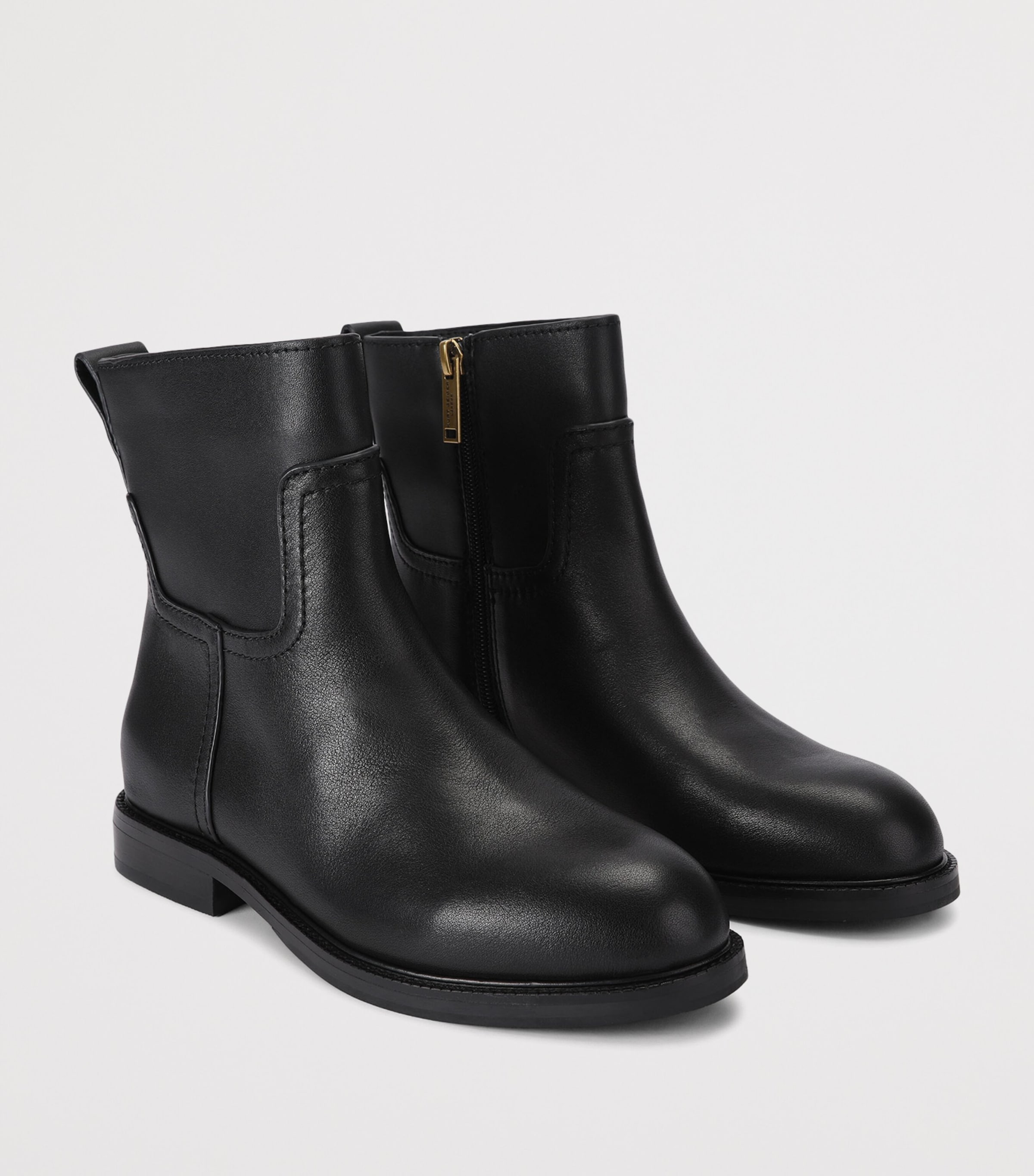 Kurt Geiger London Leather Sloane Ankle Boots Black Image 3