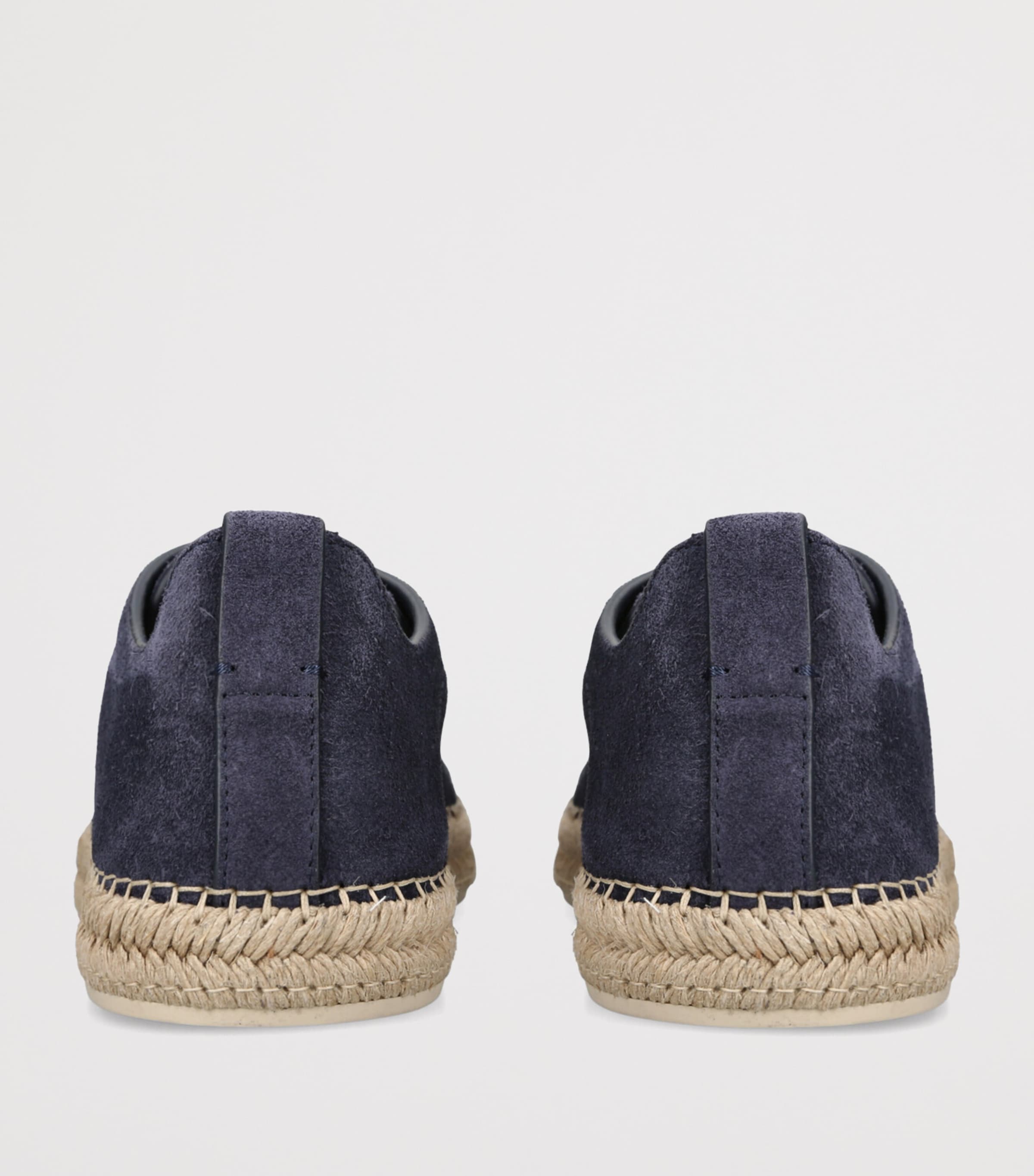 Suede Triple Stitch Espadrilles BLUE Image 2