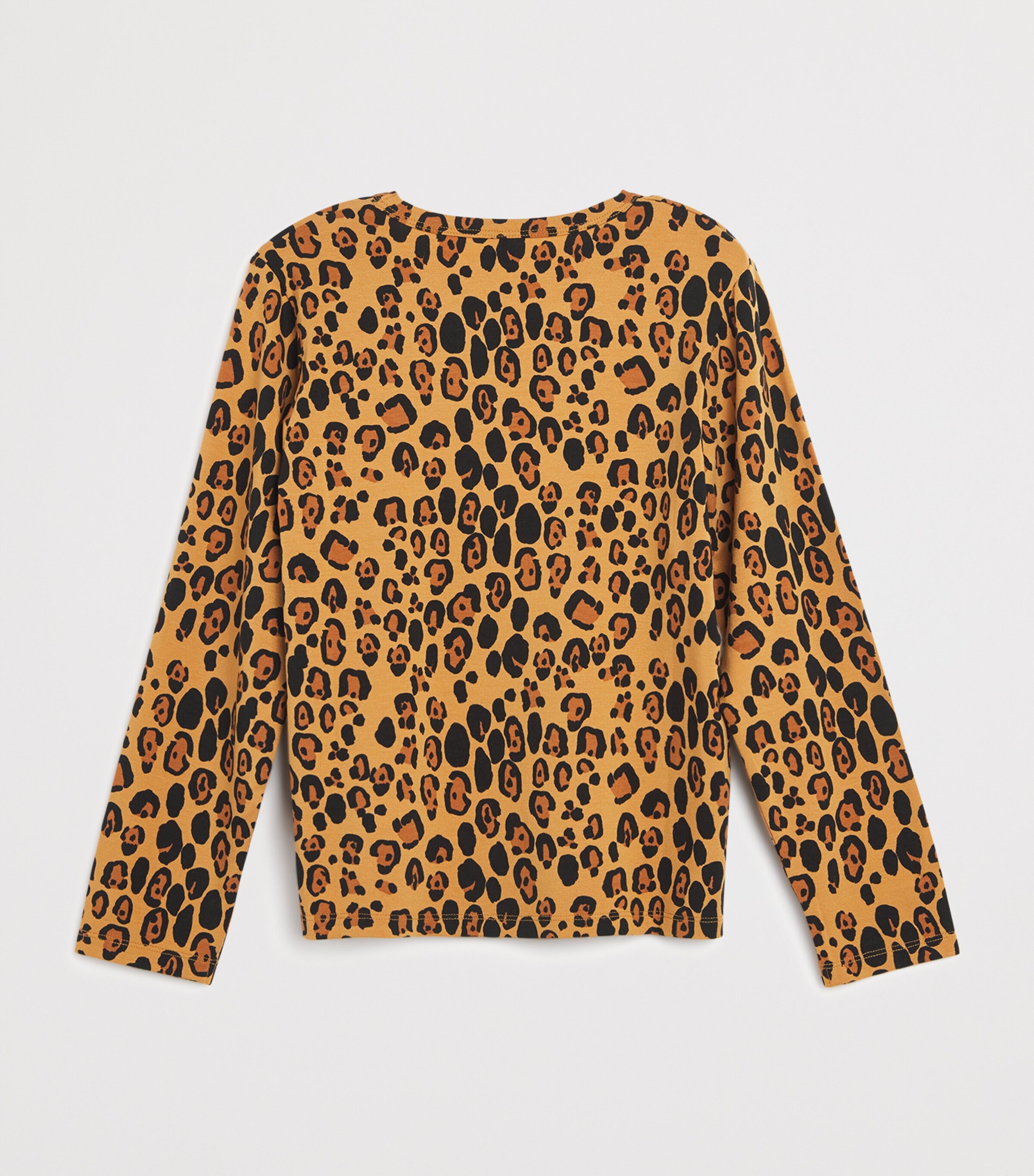 Jersey Leopard Long-Sleeve T-Shirt (3-11 Years) BEIGE Image 2