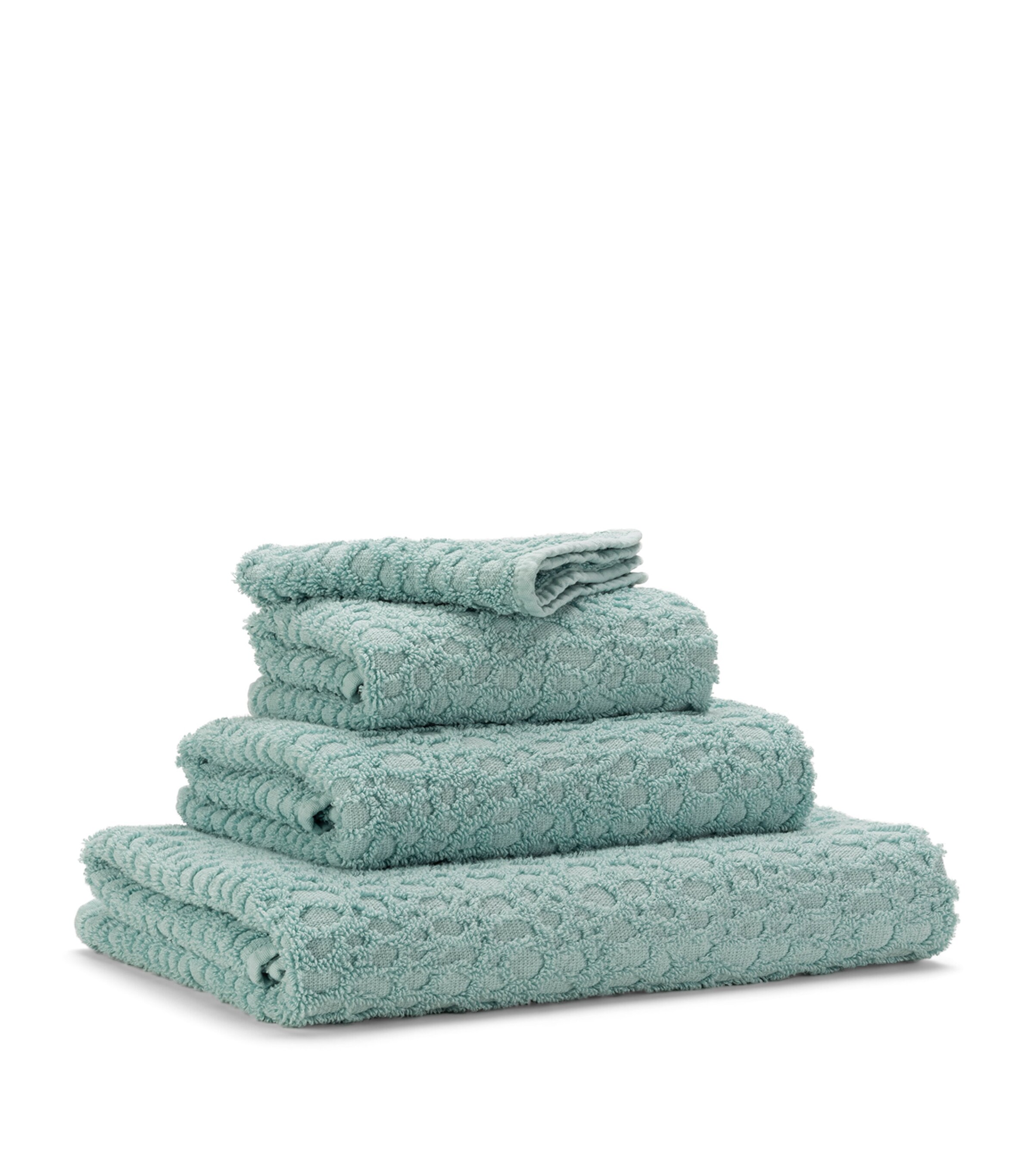 Abyss & Habidecor Egyptian Cotton Lodge Bath Sheet (100cm x 150cm) Ice Image 2