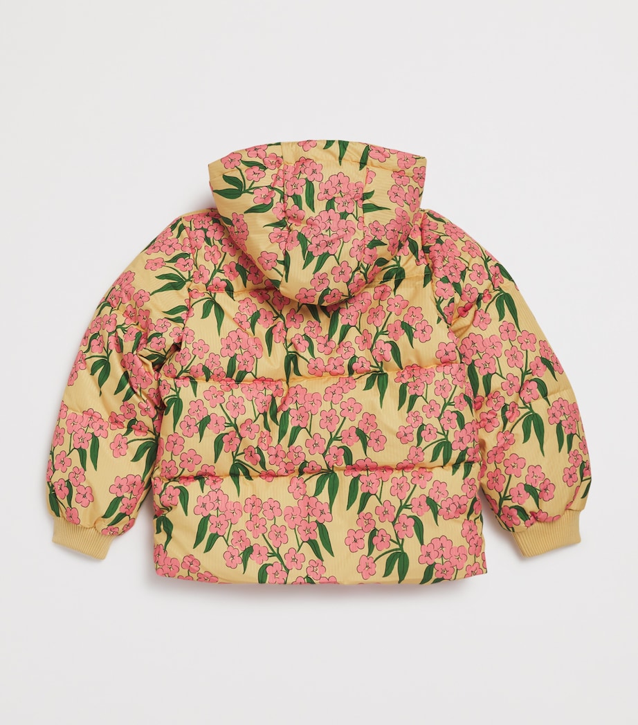 Water-Resistant Alpine Flowers Puffer Jacket (3-11 Years) YELLOW Image 2