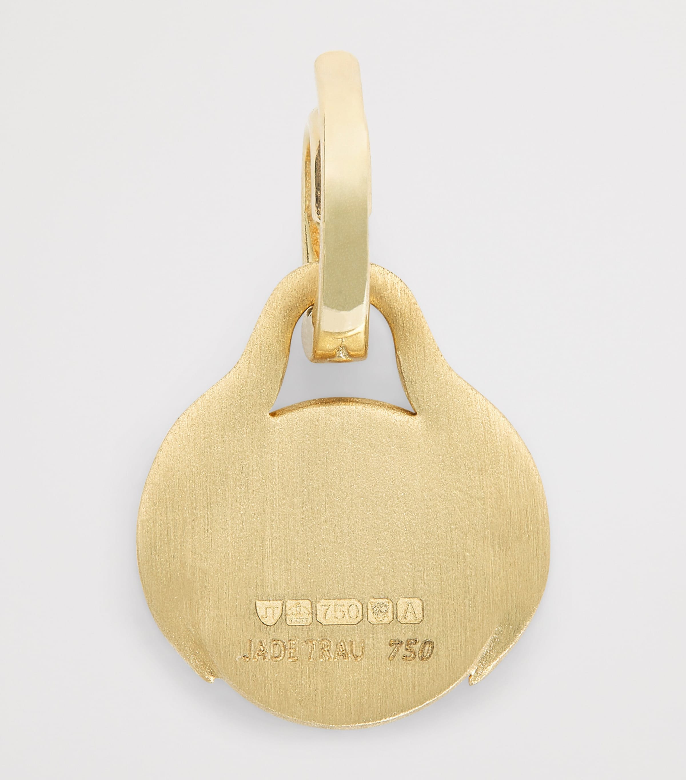 Mini Yellow Gold and Diamond Diana Charm YELLOW GOLD Image 3