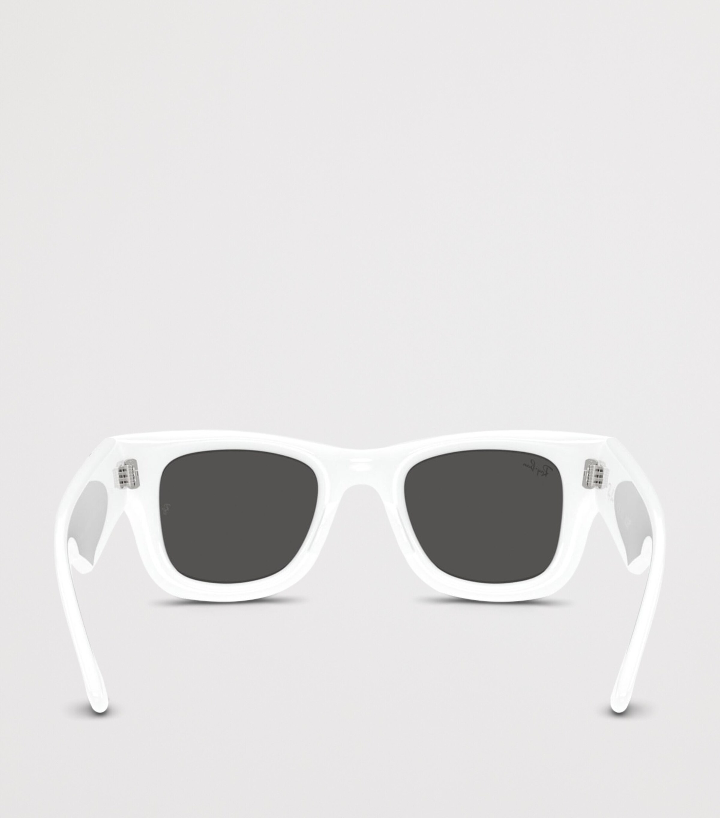 Ray-Ban Puffer Crystal Edition Wayfarer Sunglasses White Image 4