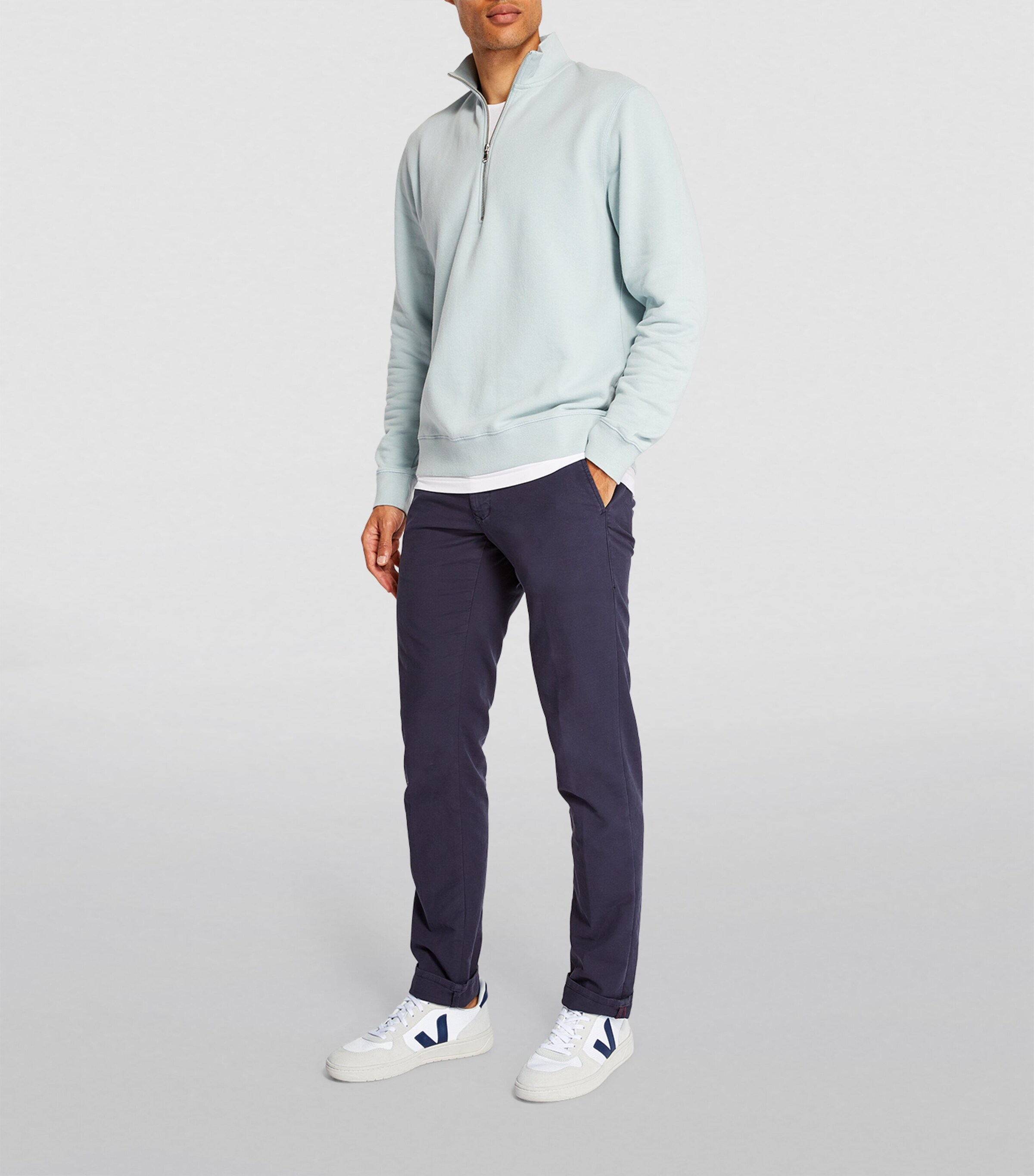 Veja V-10 B-Mesh Sneakers White/navy Image 5