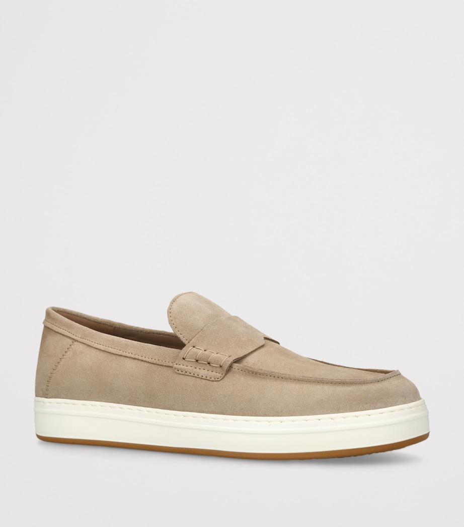 Hogan Suede H-TV Loafers Beige Image 3