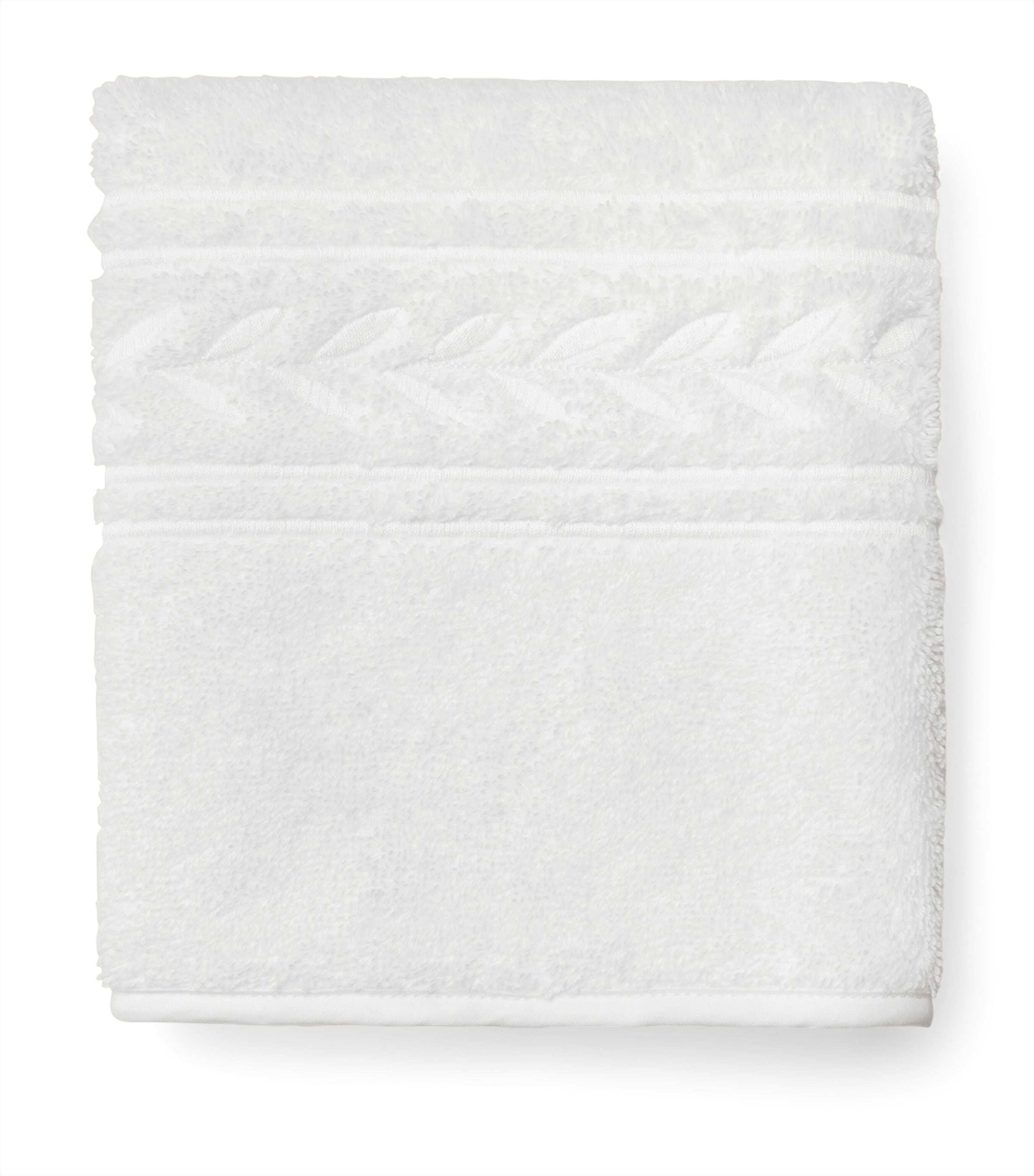 Pratesi Cotton Impero Wash Cloth In White