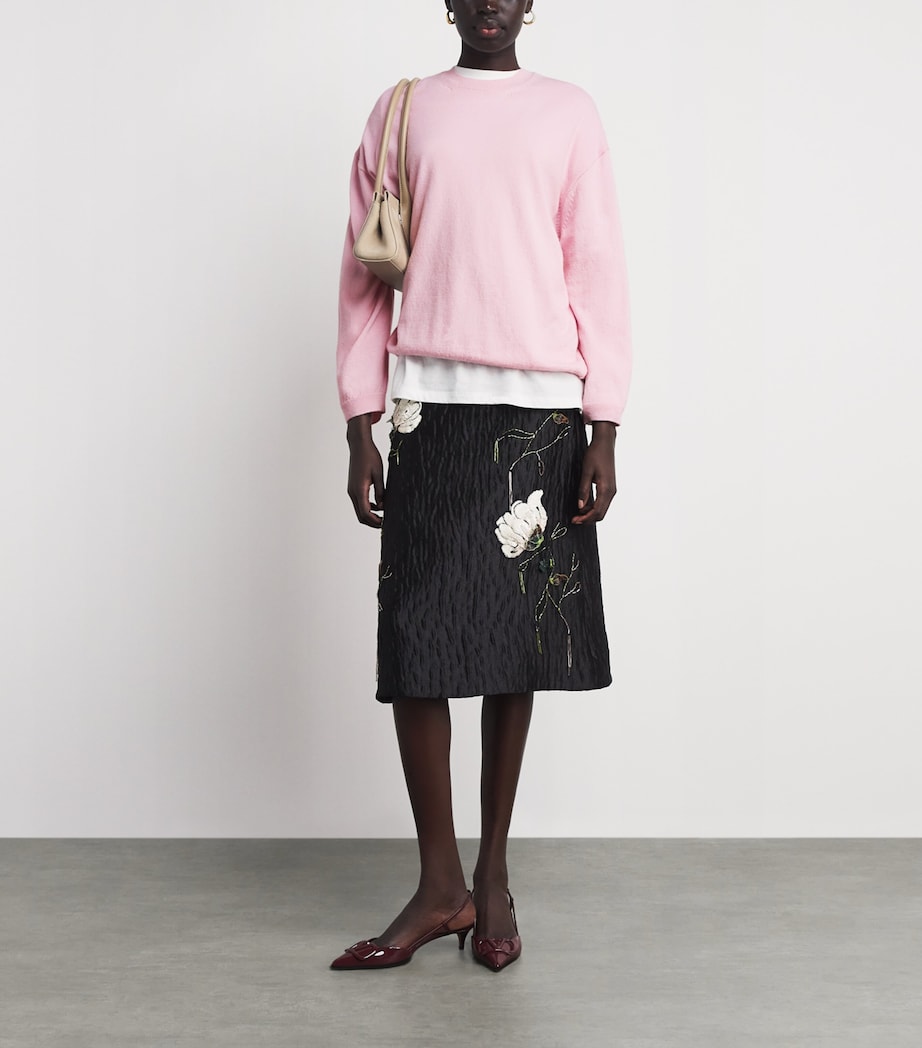 BITE Studios Womens Wool Noe Sweater Rose Pink Image 2