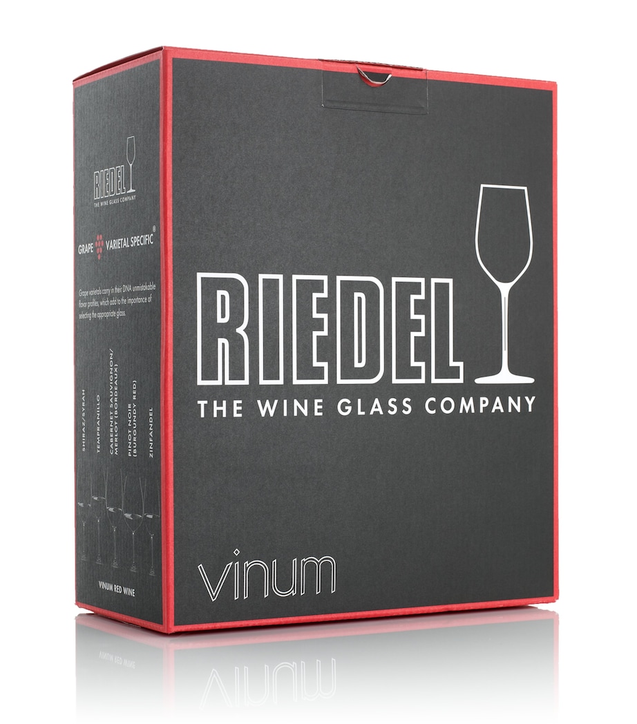 Riedel Set of 2 Crystal Vinum Pinot Noir Glasses (725ml) Clear Image 2