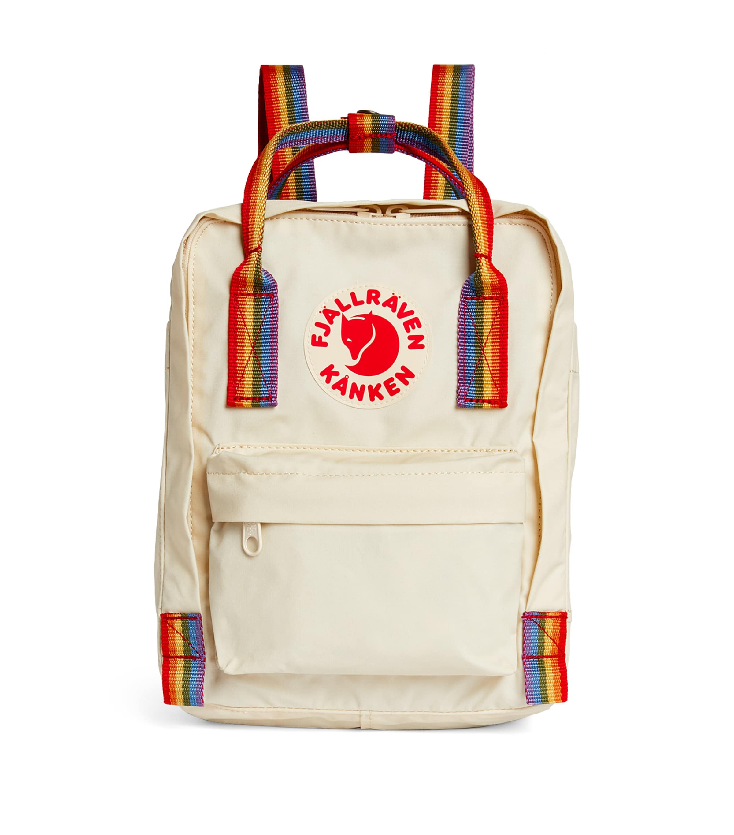 Fjall Raven Kids' Mini Kånken Rainbow Backpack In Beige