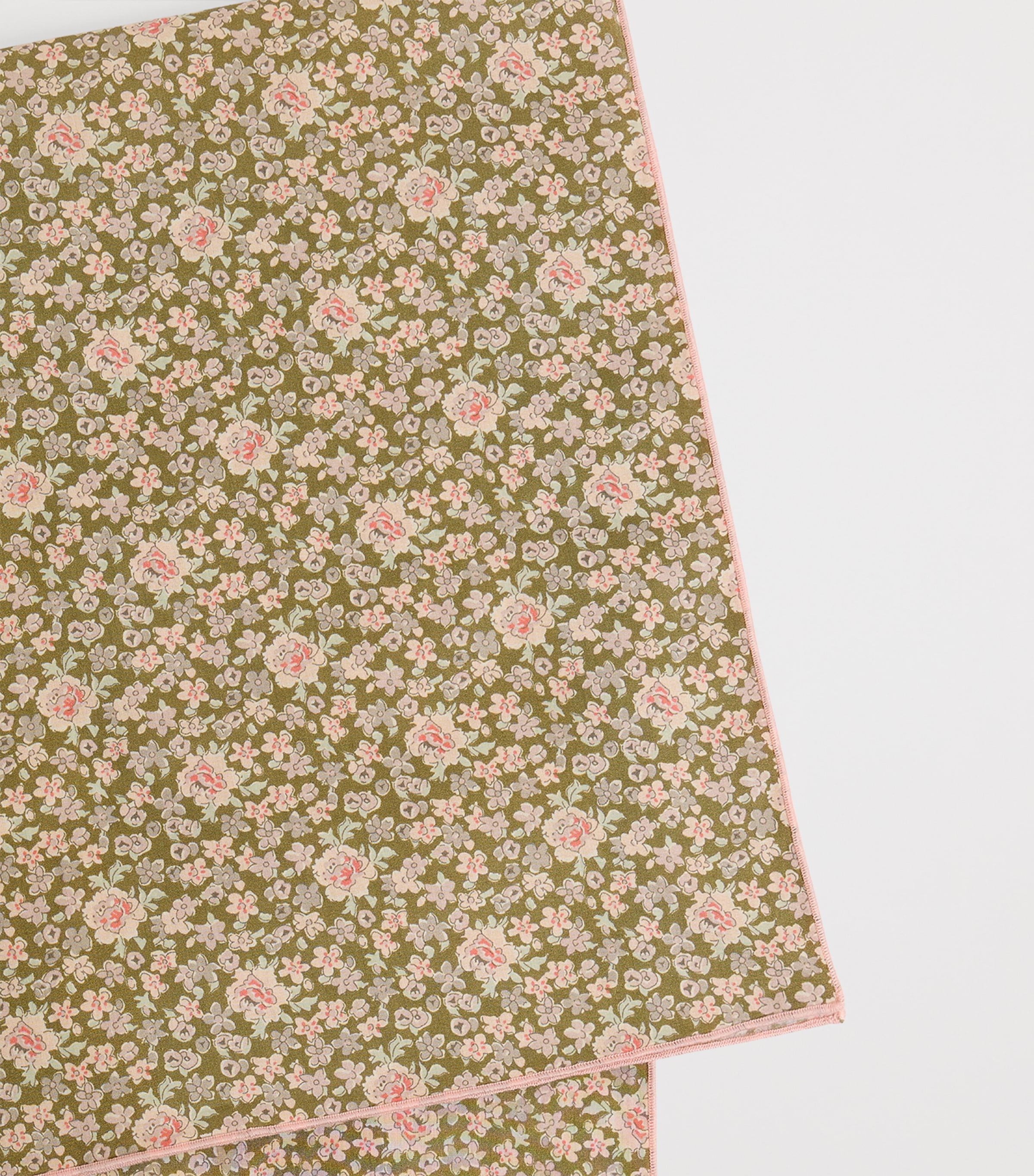 Bonpoint Cotton Floral Scarf Fleurs Tilleul Image 2