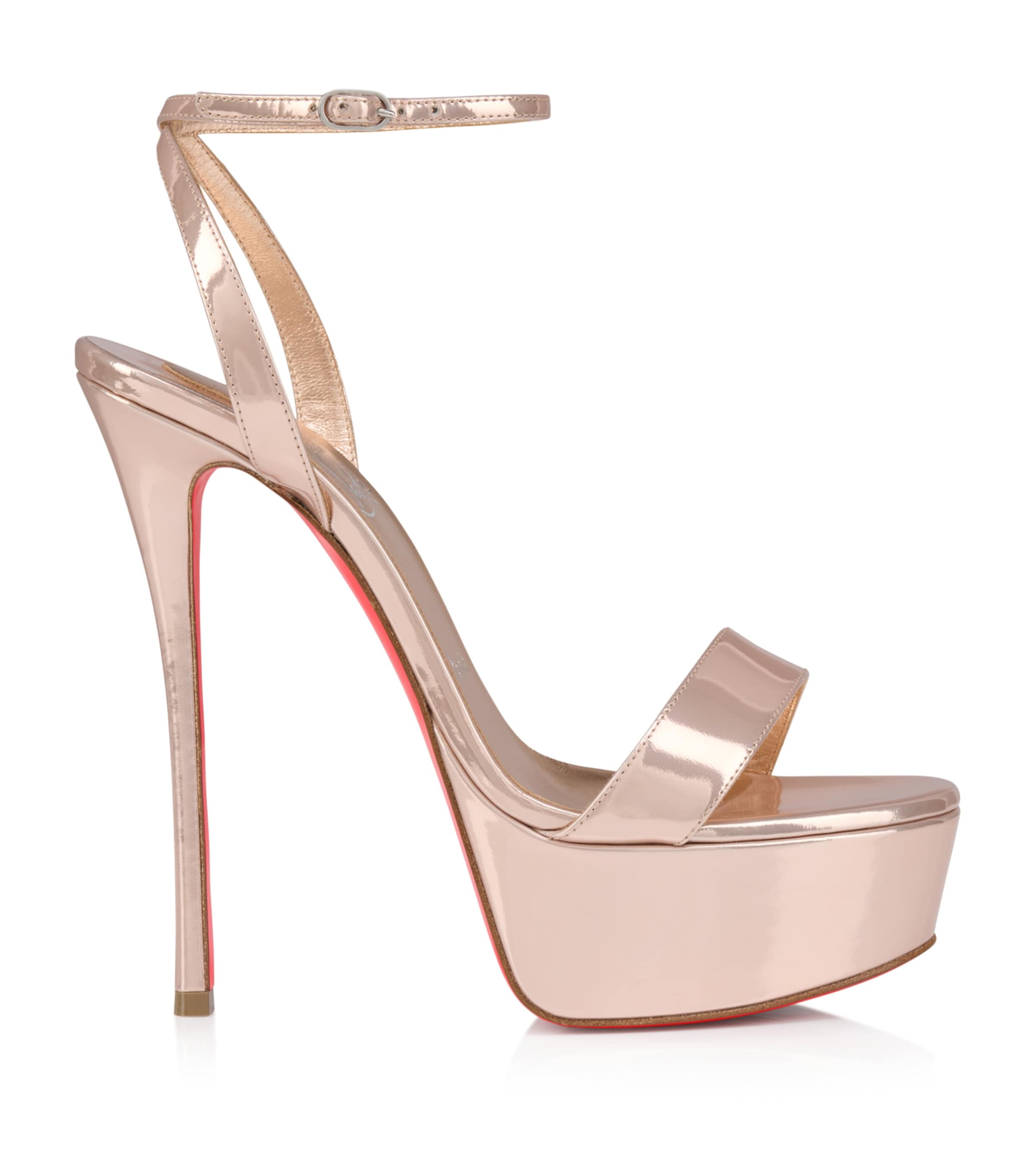 Christian Louboutin Loubi Queen Alta Patent Leather Sandals 150 Image 1