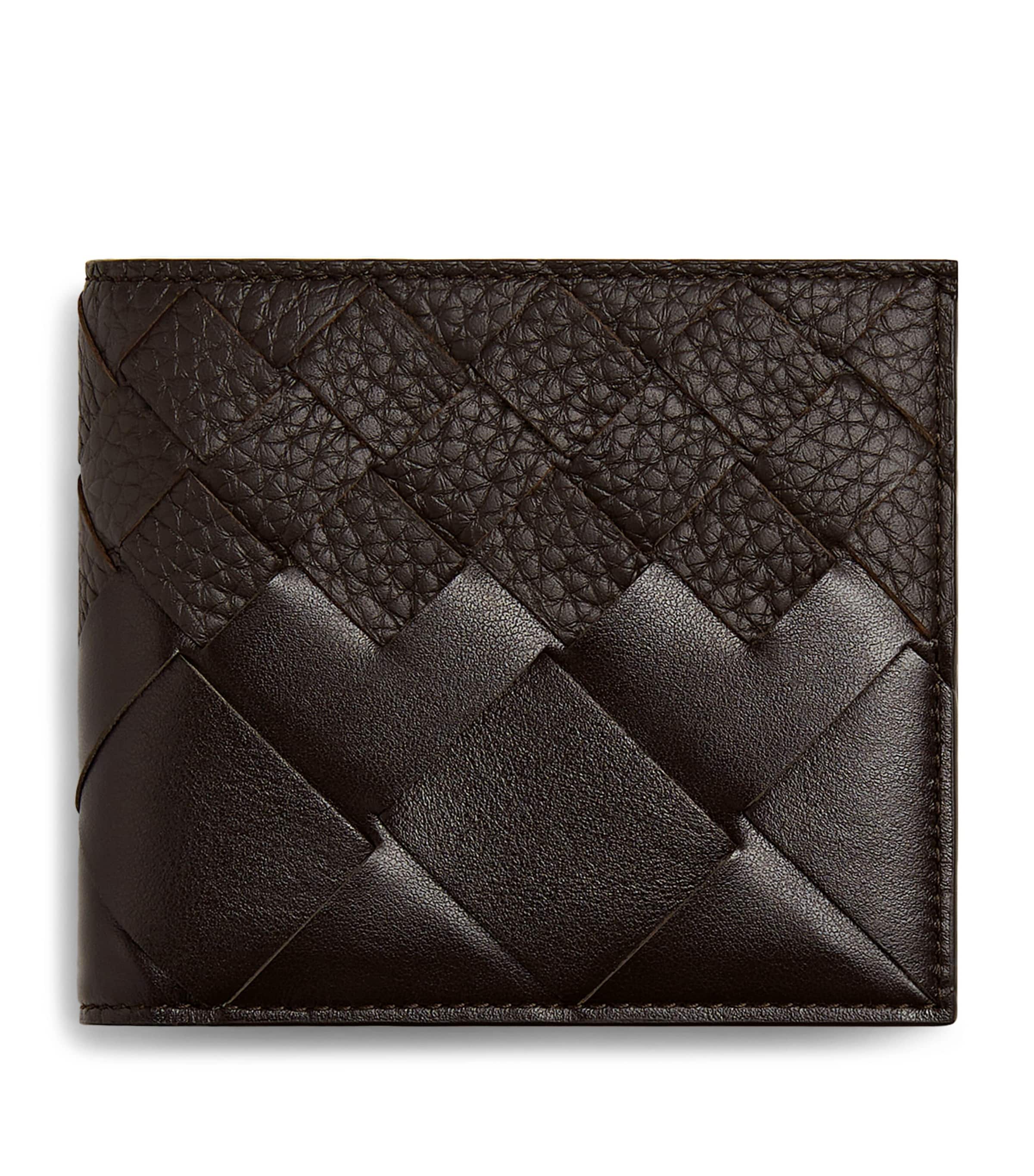 Bottega Veneta Leather Intrecciato Bifold Wallet | Men Accessories | Wallets | Designers | Bottega Veneta