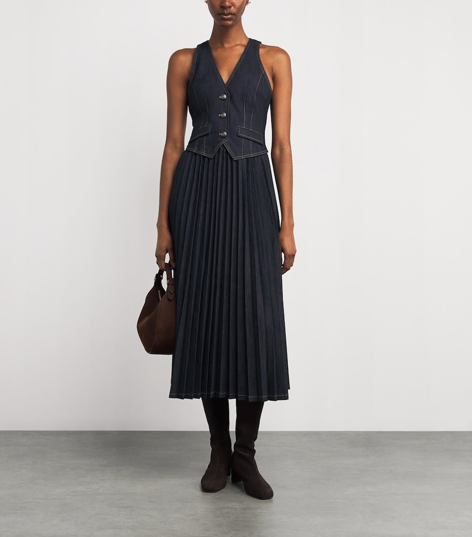 Denim Esther Midi Dress INDIGO Image 2