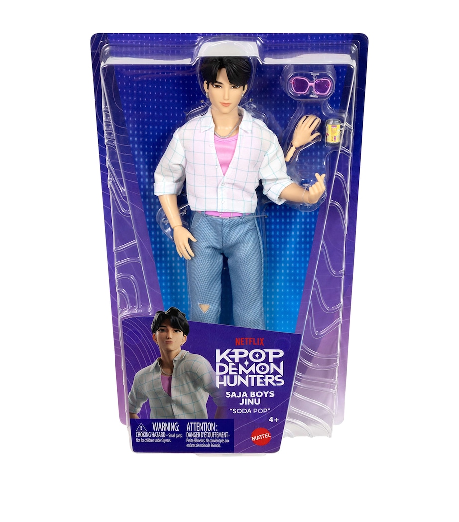 K-pop KPop Demon Hunters Jinu Soda Pop Doll Image 1
